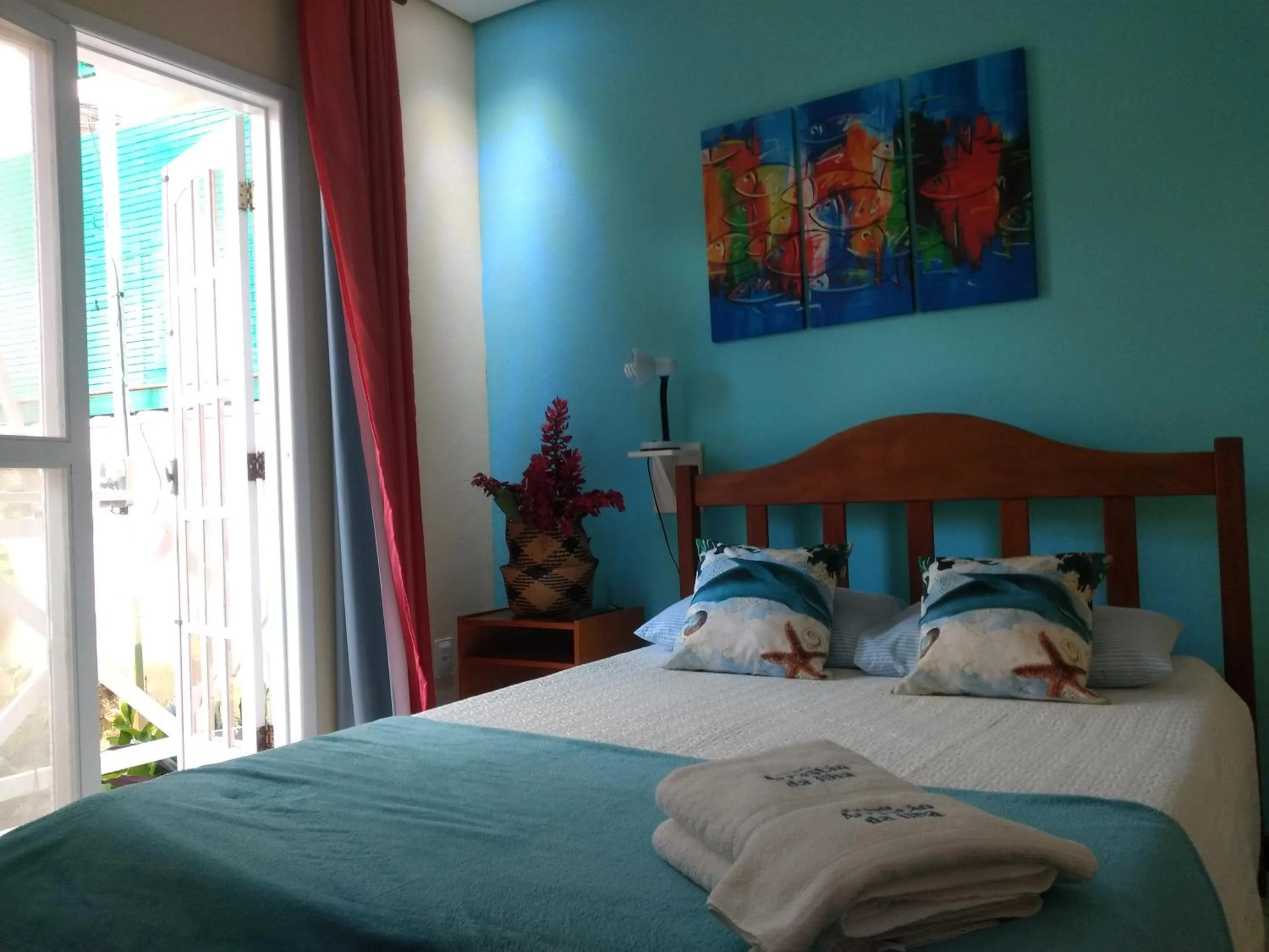 Bedroom, Bed in Pousada Arrastão da Ilha