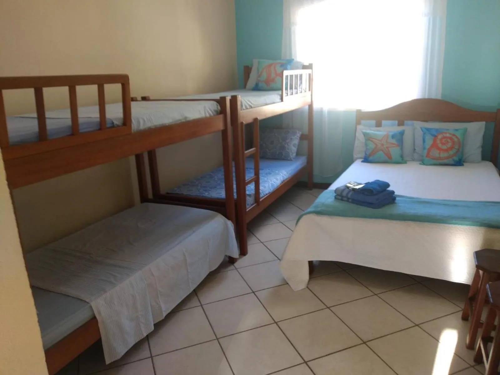 Bed in Pousada Arrastão da Ilha