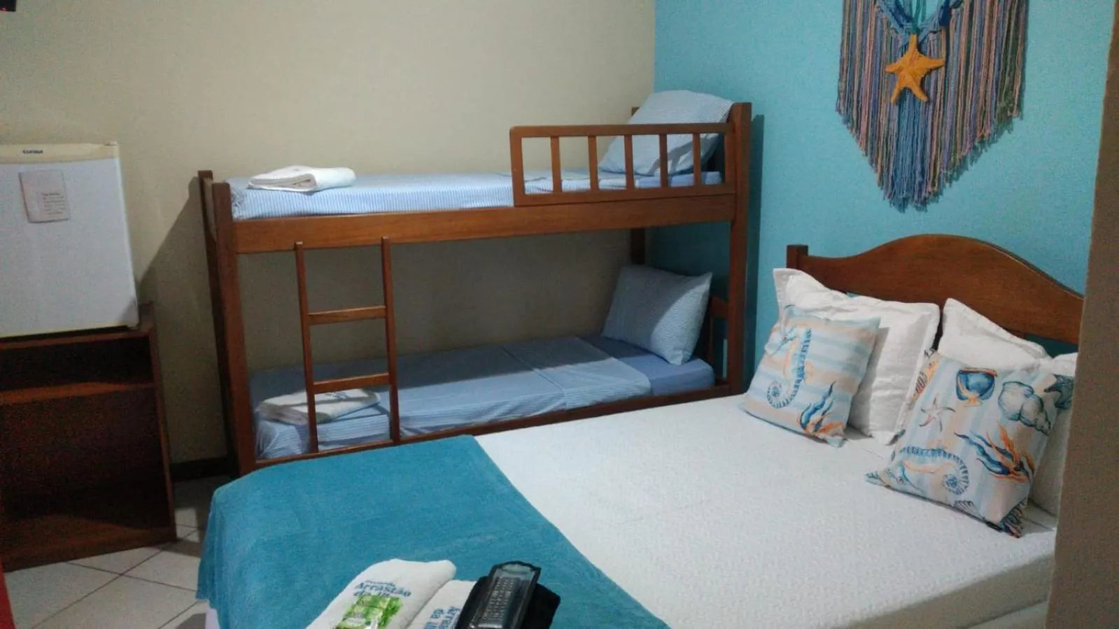 Bed in Pousada Arrastão da Ilha