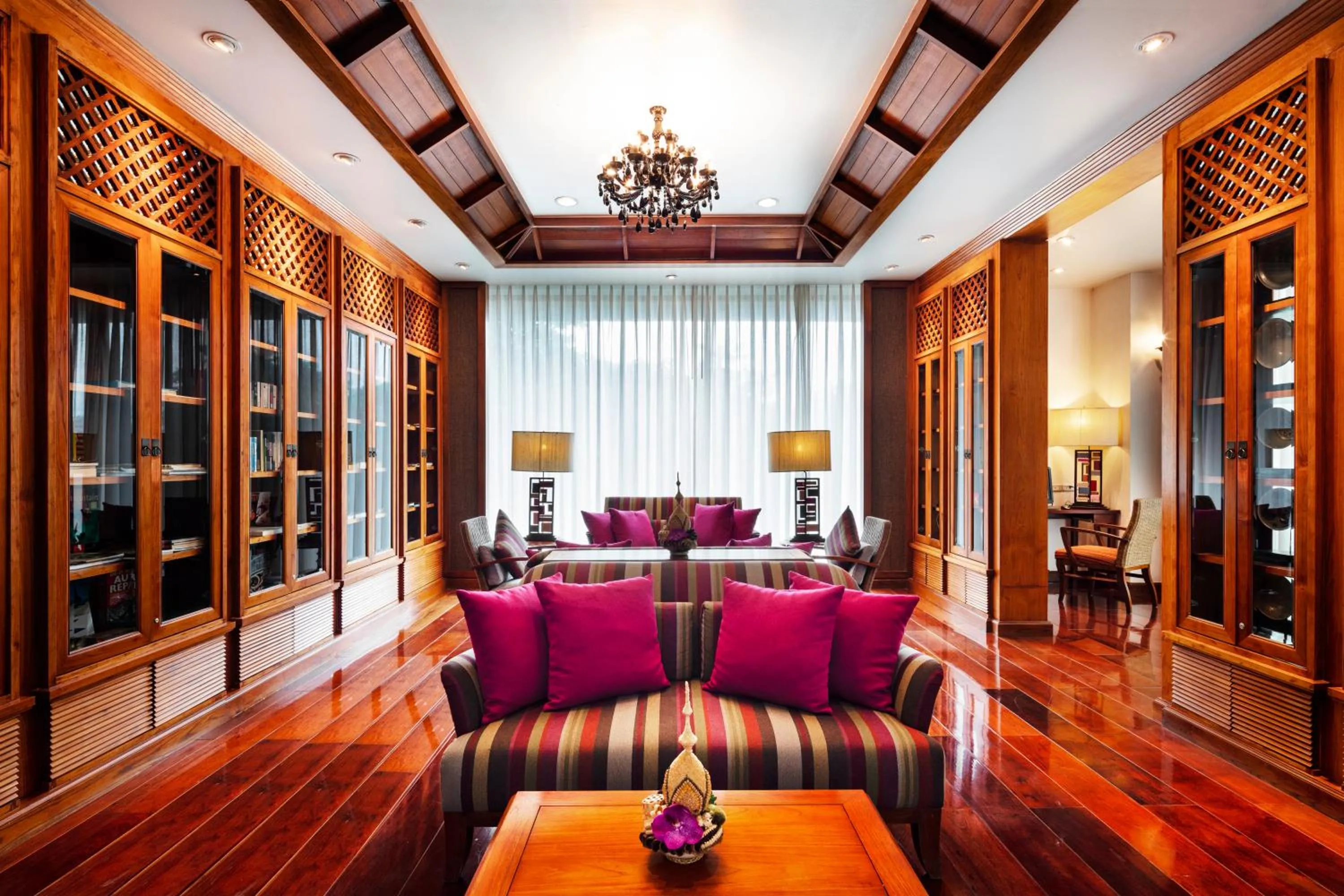 Library in RatiLanna Riverside Spa Resort