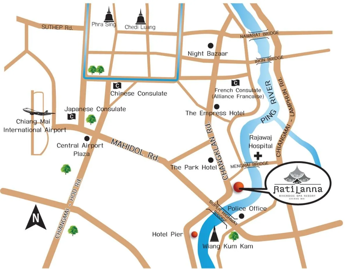 Property building in RatiLanna Riverside Spa Resort