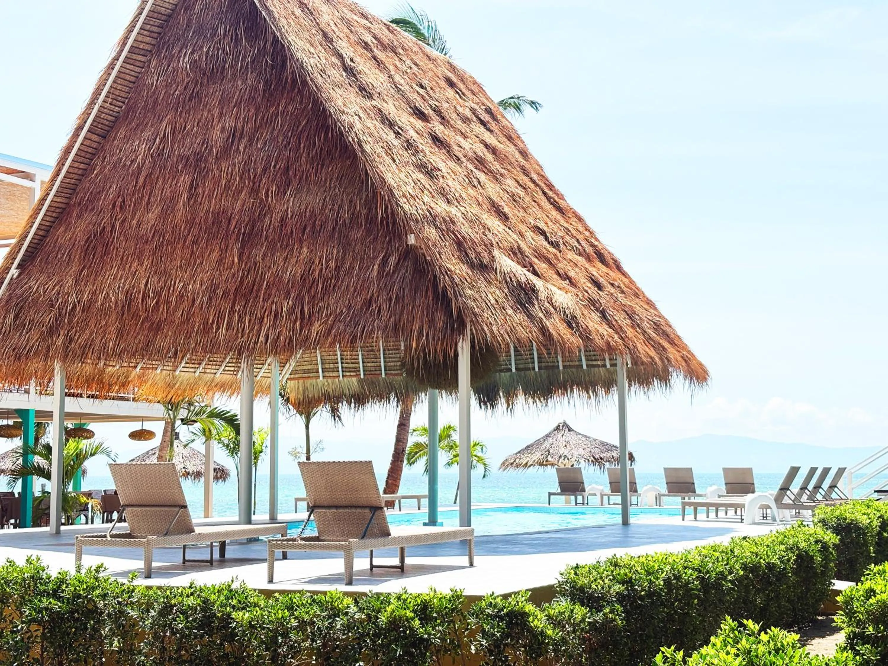 Swimming pool in Milky Bay Resort