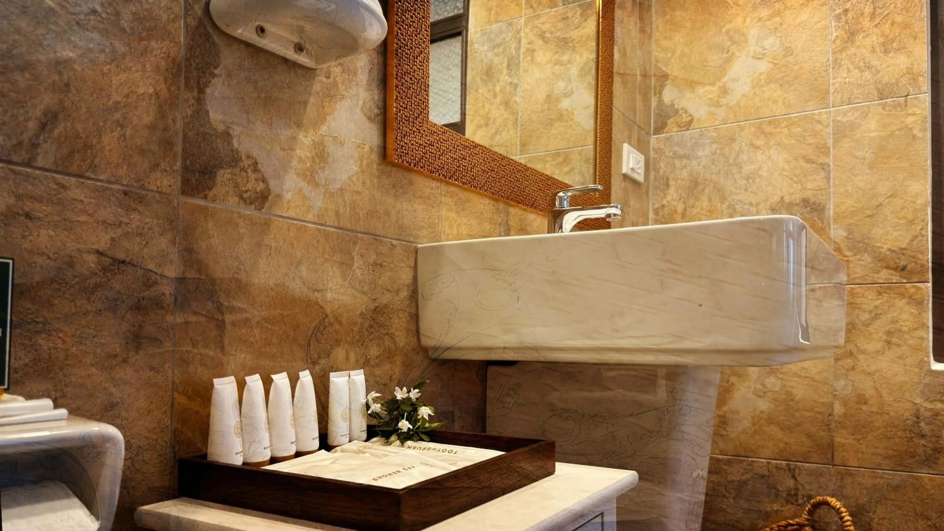 Bathroom in Milky Bay Resort