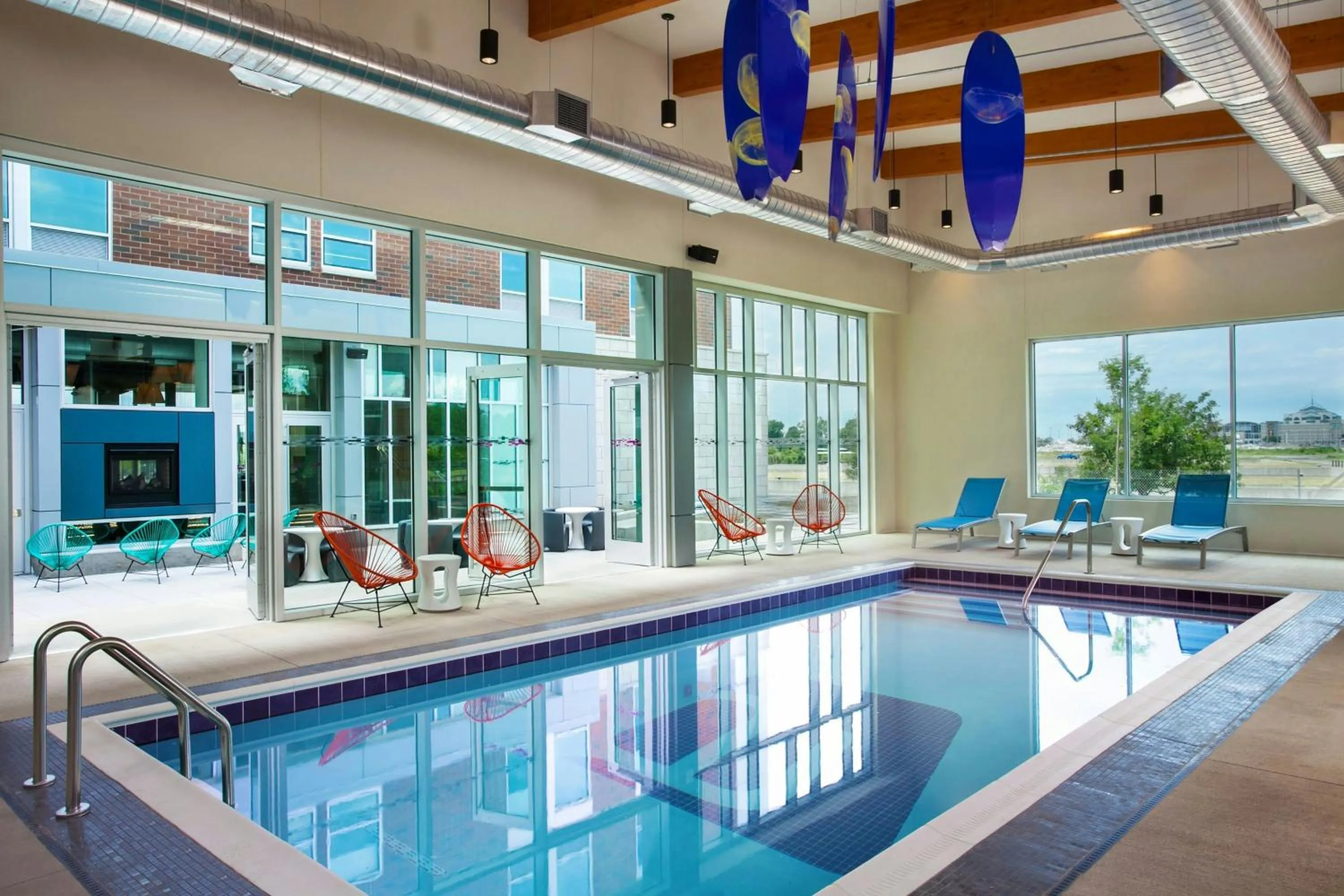 Swimming pool in Aloft Syracuse Inner Harbor