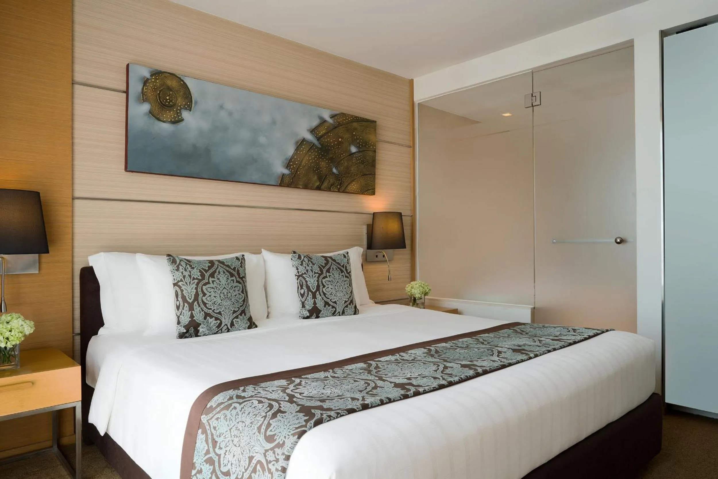 One-Bedroom Suite with Private Balcony in JC Kevin Sathorn Bangkok Hotel