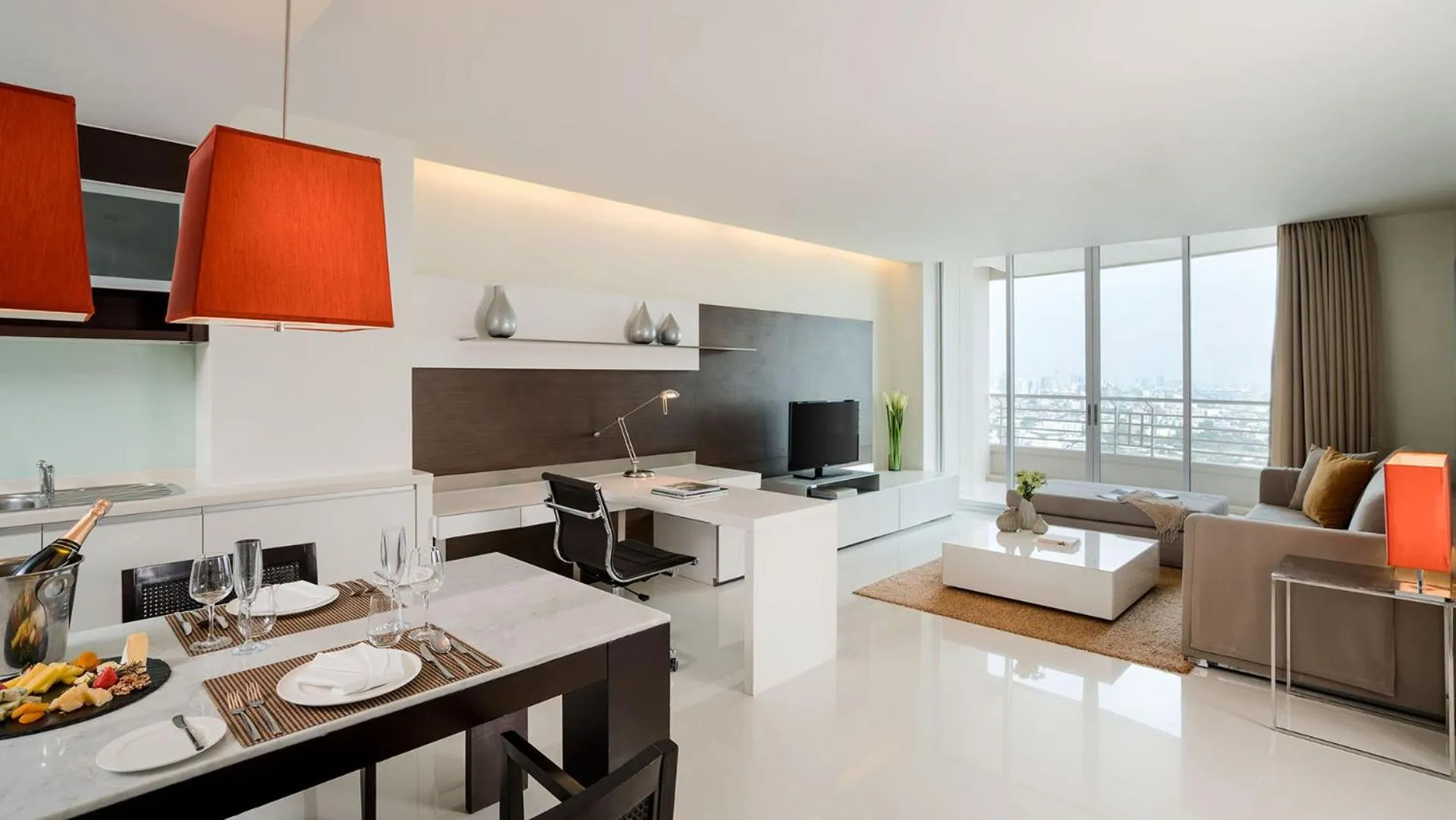 Dining area in JC Kevin Sathorn Bangkok Hotel