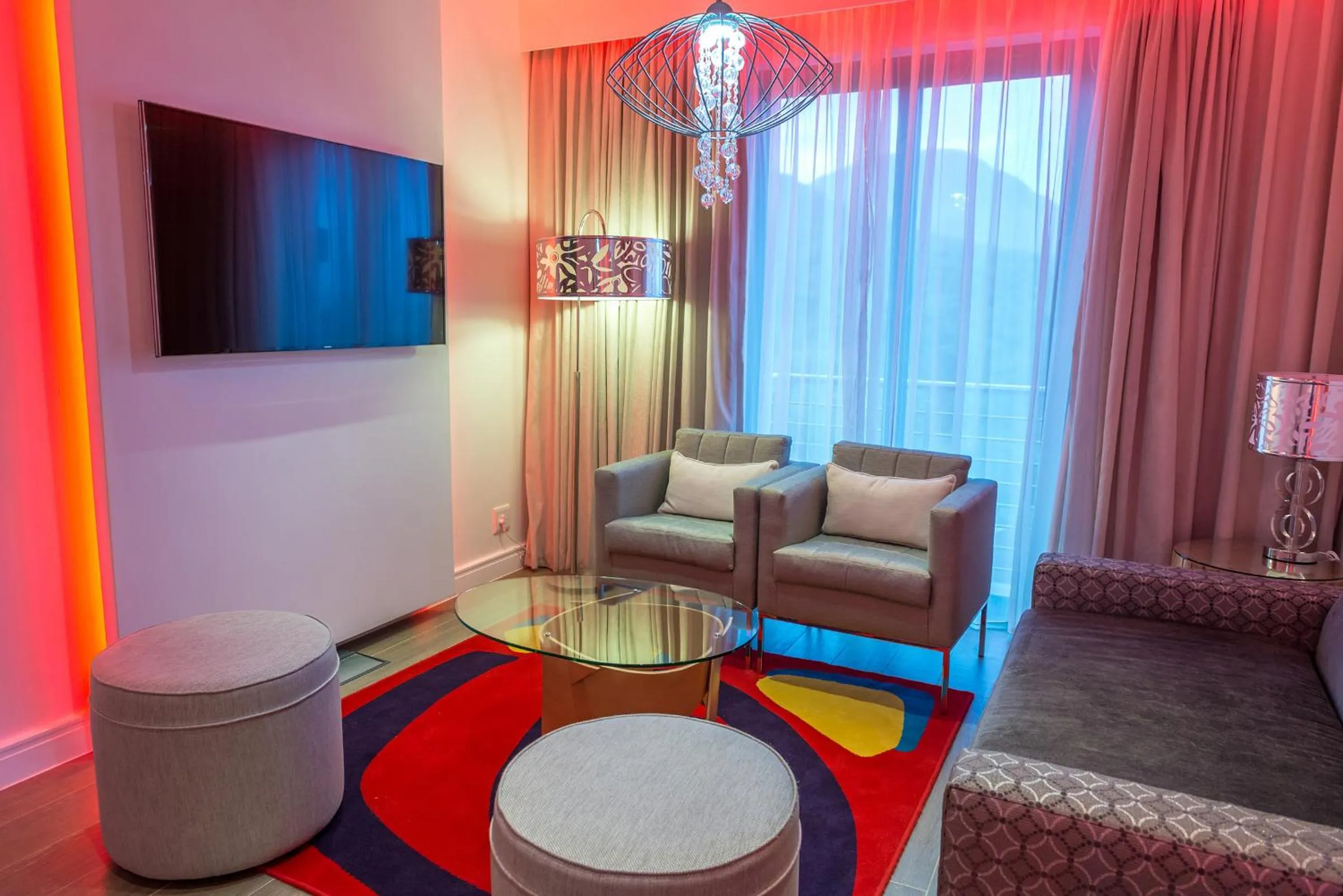 Seating area in Peermont Metcourt - Thaba Moshate