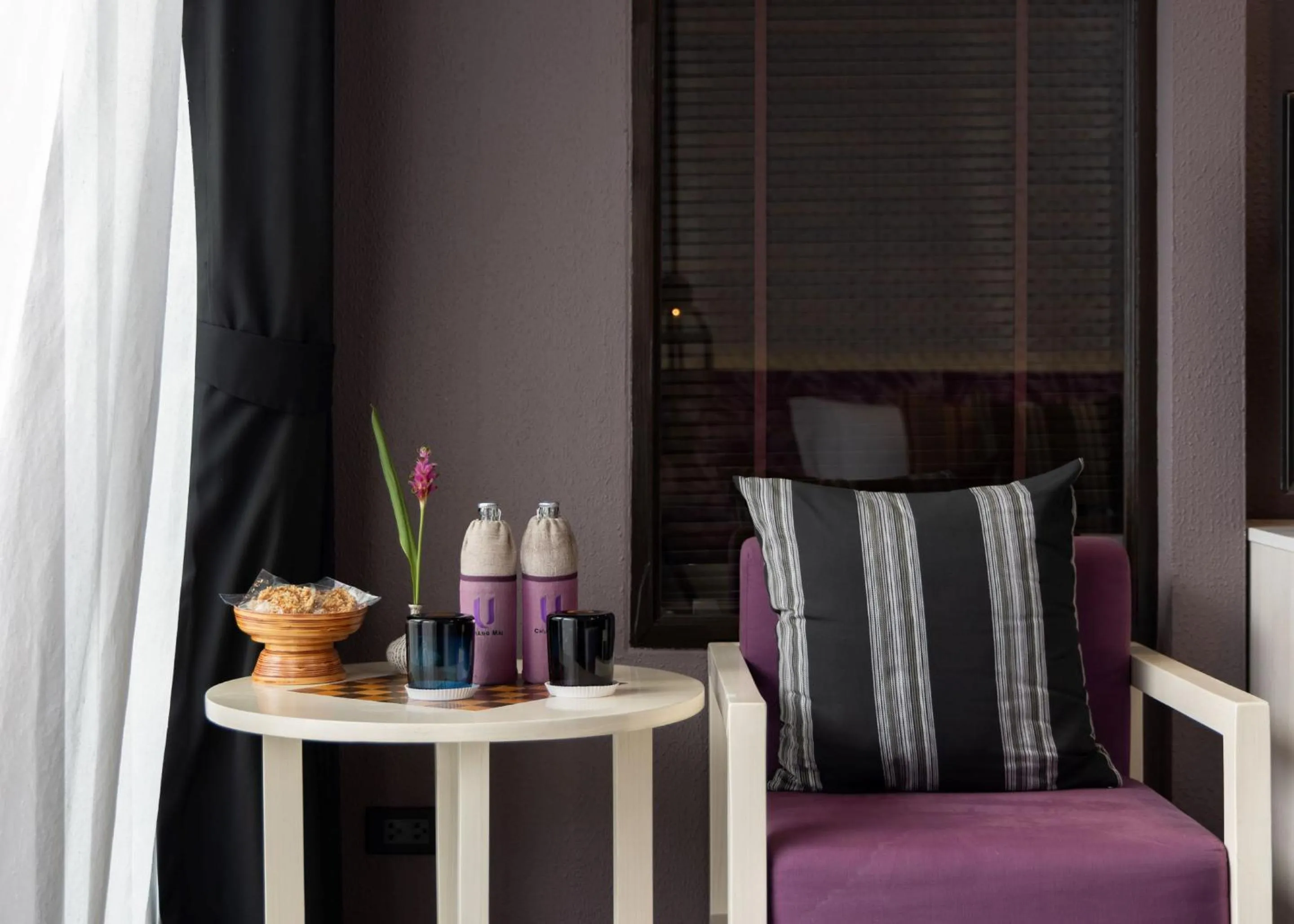 Seating area in U Chiang Mai