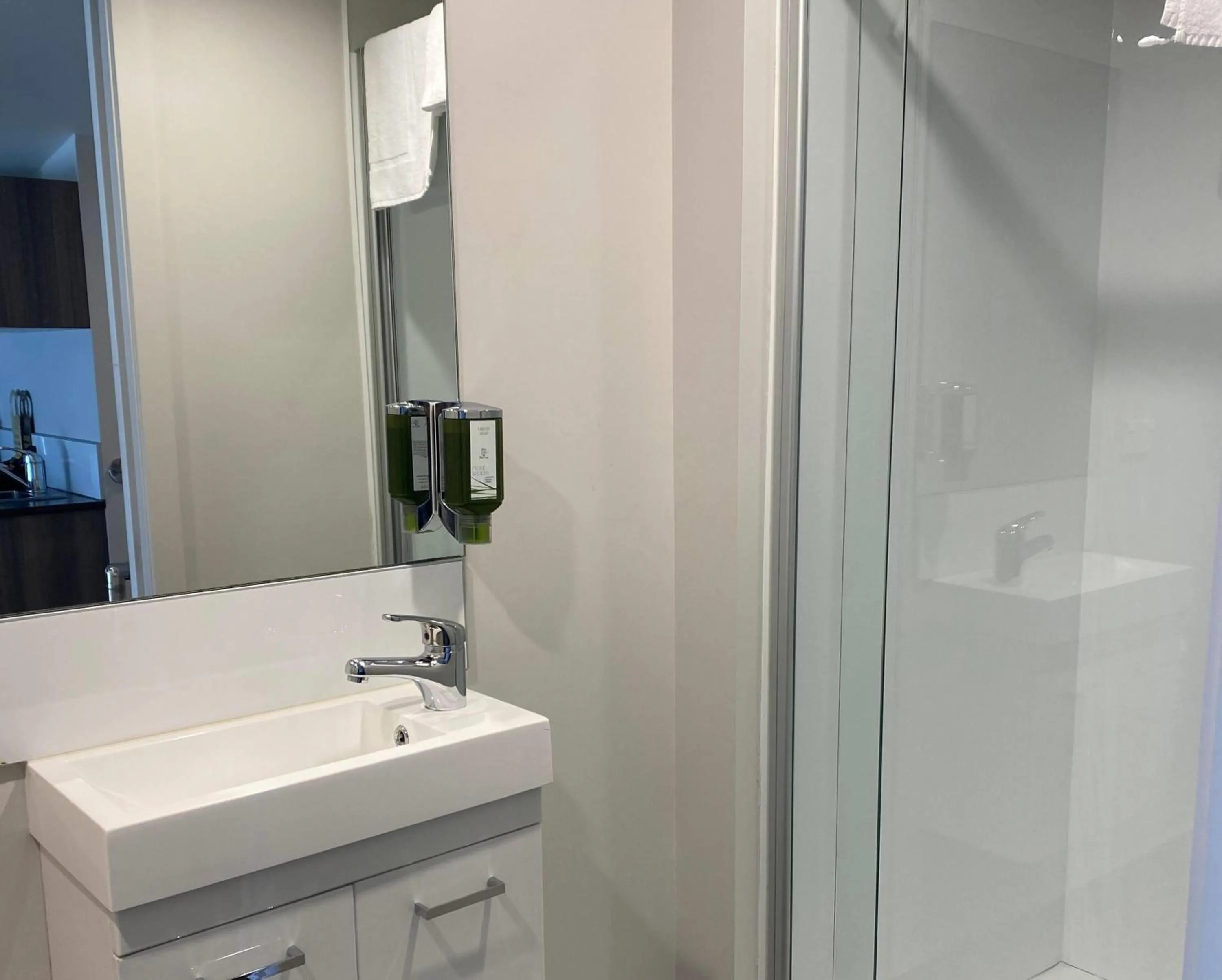 Bathroom in Ramada Suites by Wyndham Queenstown Remarkables Park