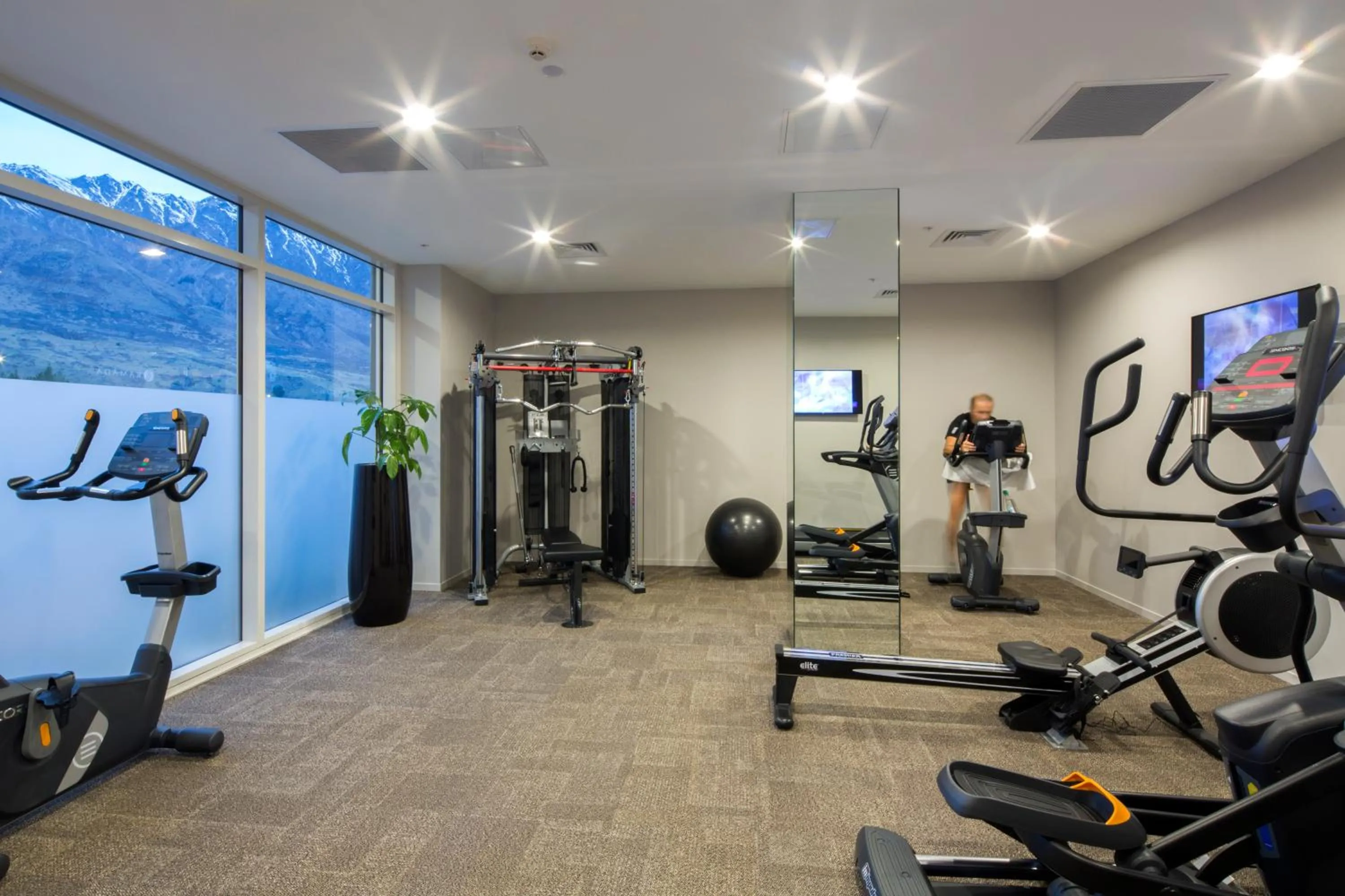 Fitness centre/facilities in Ramada Suites by Wyndham Queenstown Remarkables Park