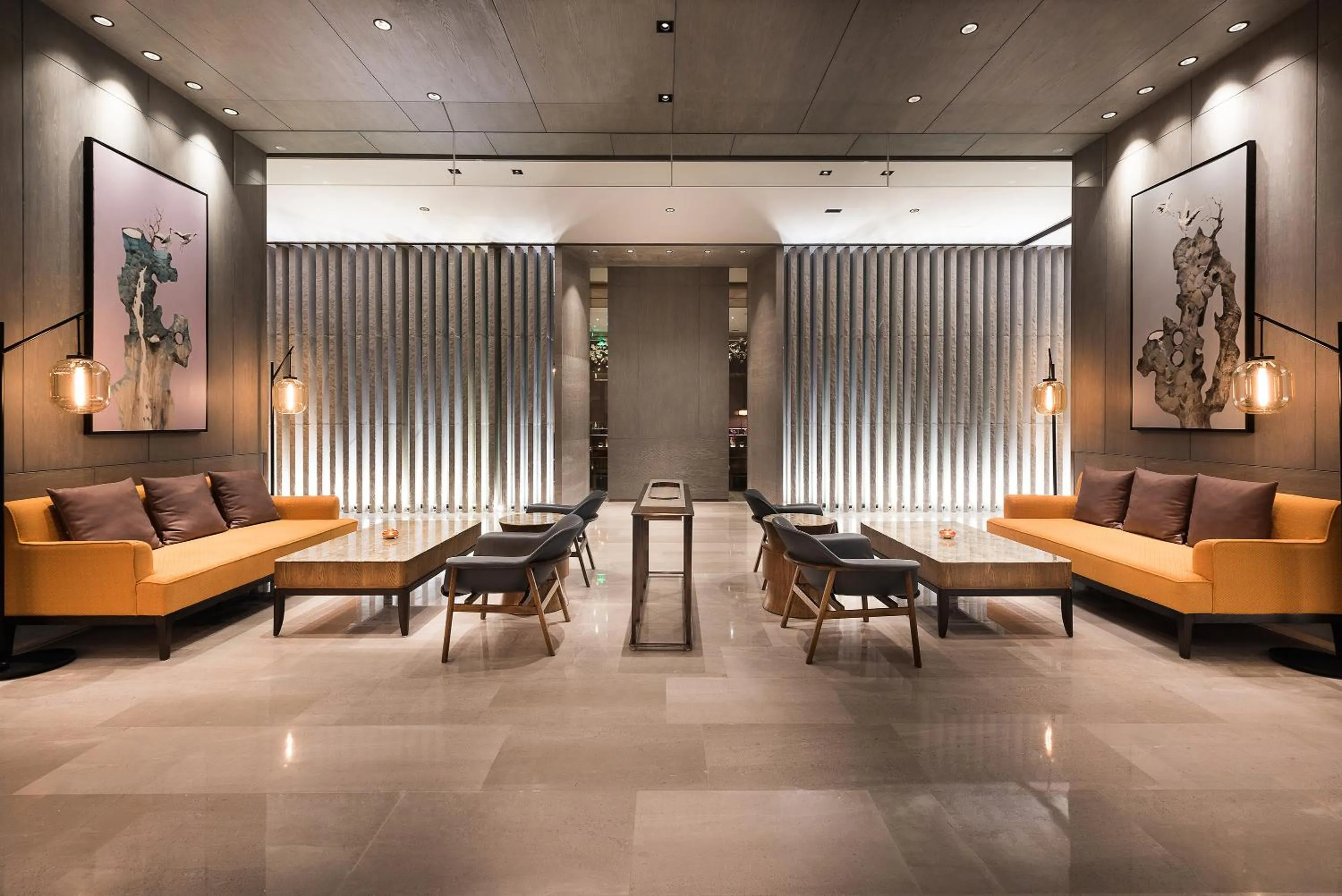 Lobby or reception in Novotel Shanghai Clover