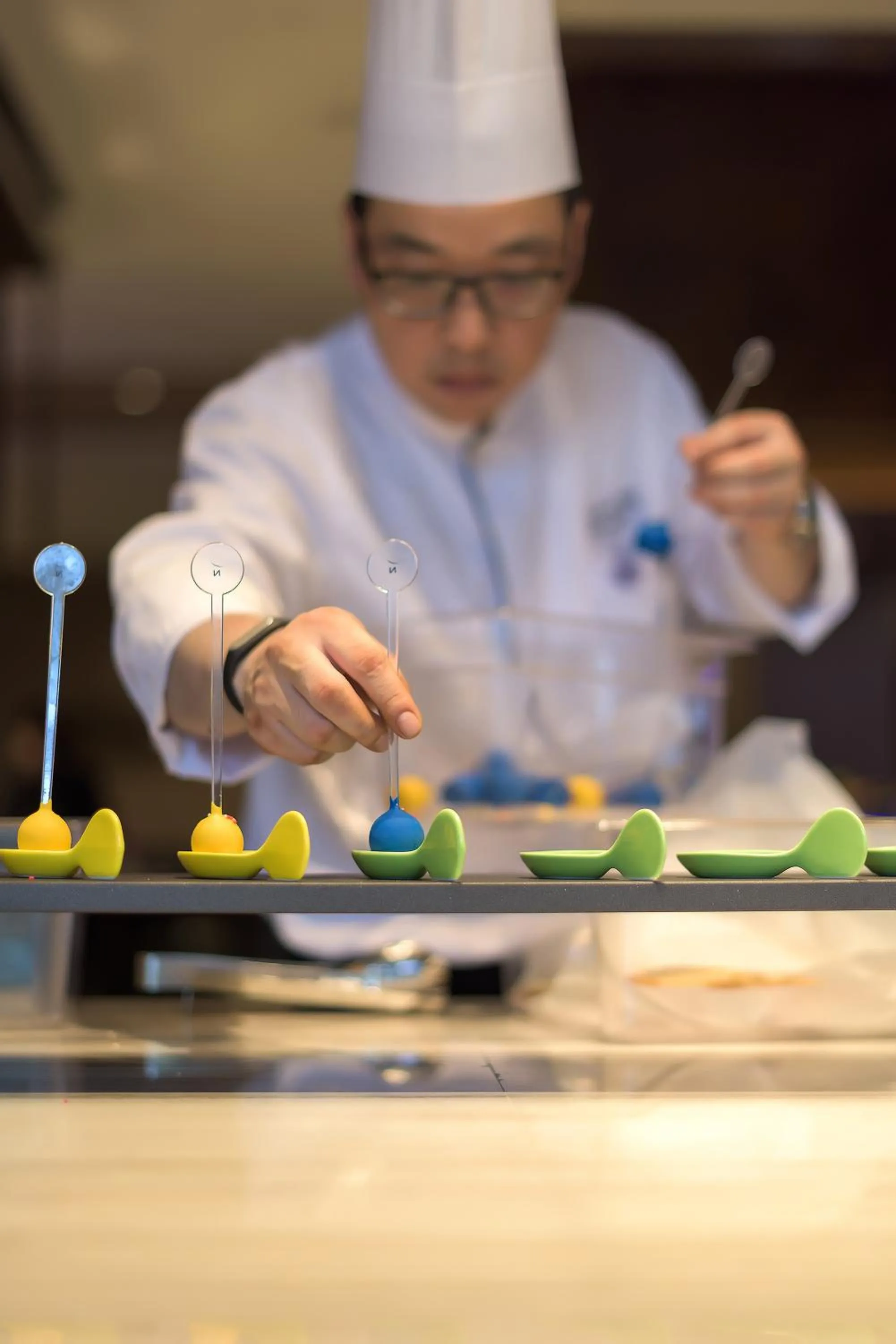 Staff in Novotel Shanghai Clover