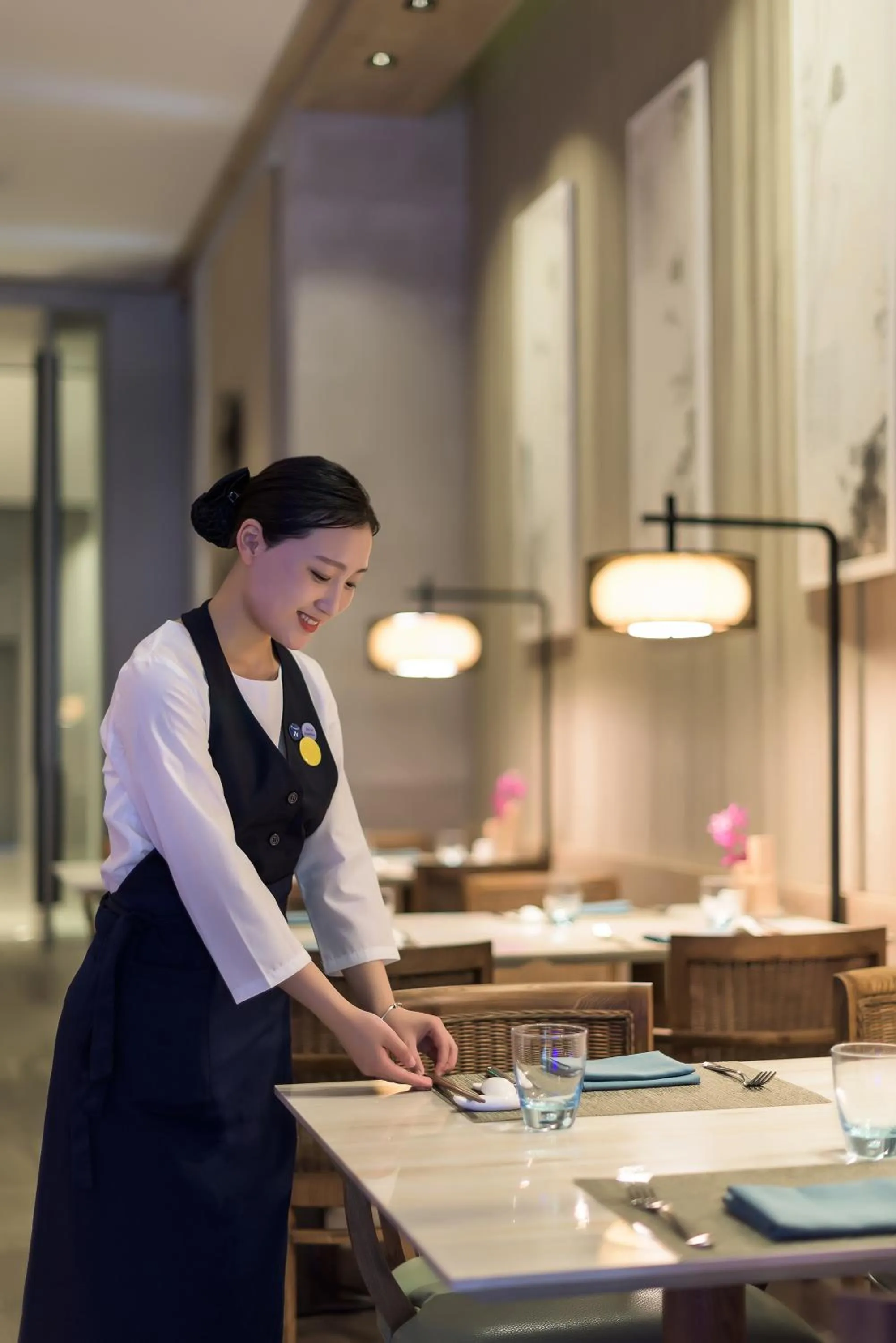 Staff in Novotel Shanghai Clover