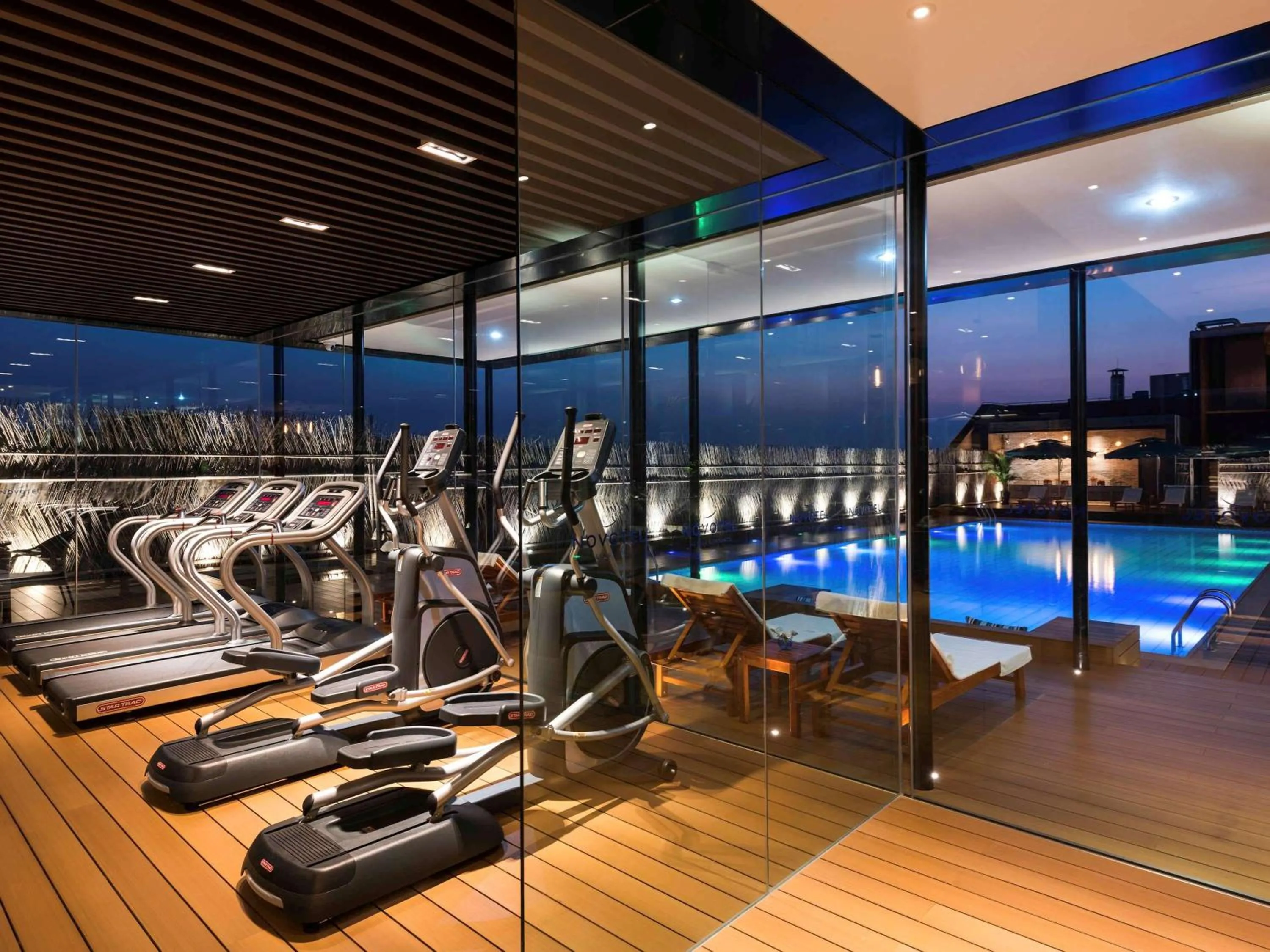 Fitness centre/facilities in Novotel Shanghai Clover