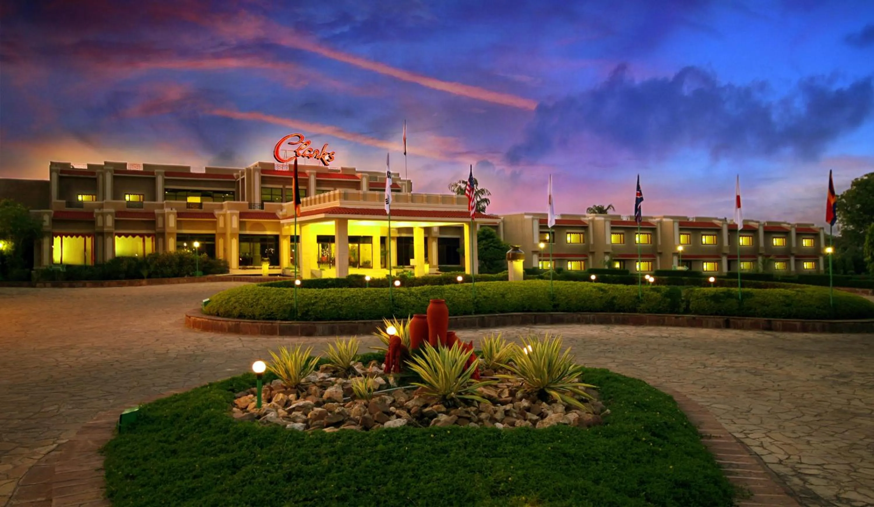 Facade/entrance in Clarks Khajuraho