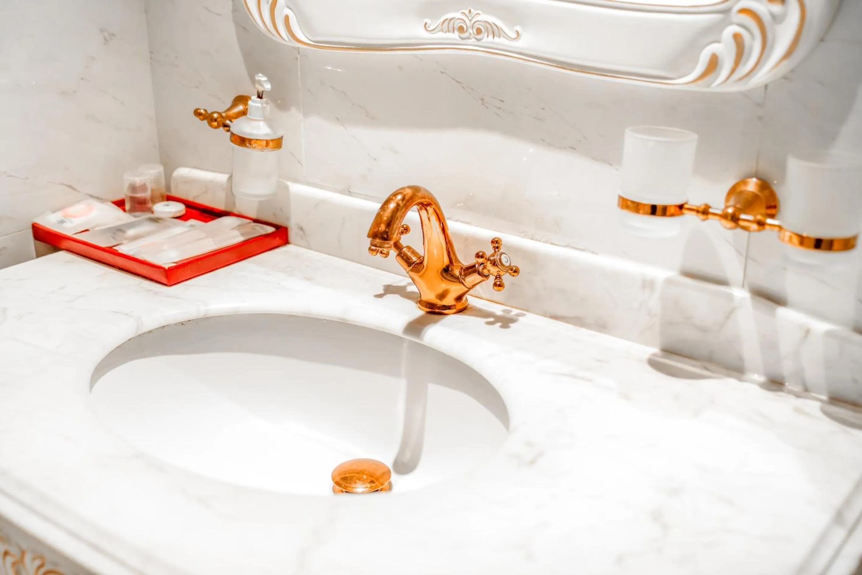 Bathroom in Hoang Trieu Hotel