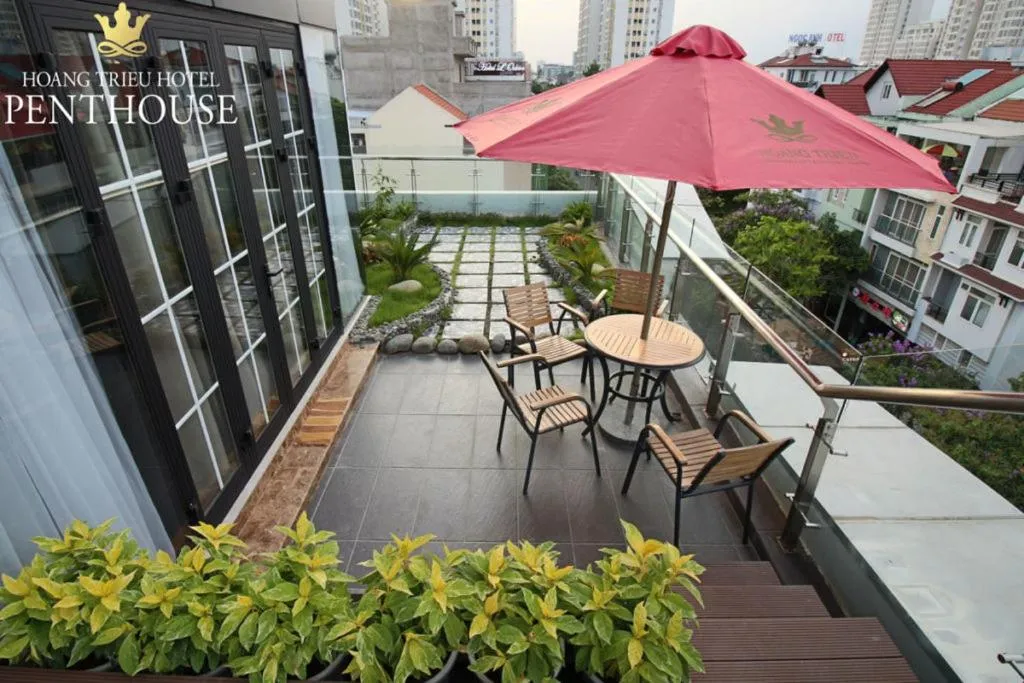 Balcony/Terrace in Hoang Trieu Hotel