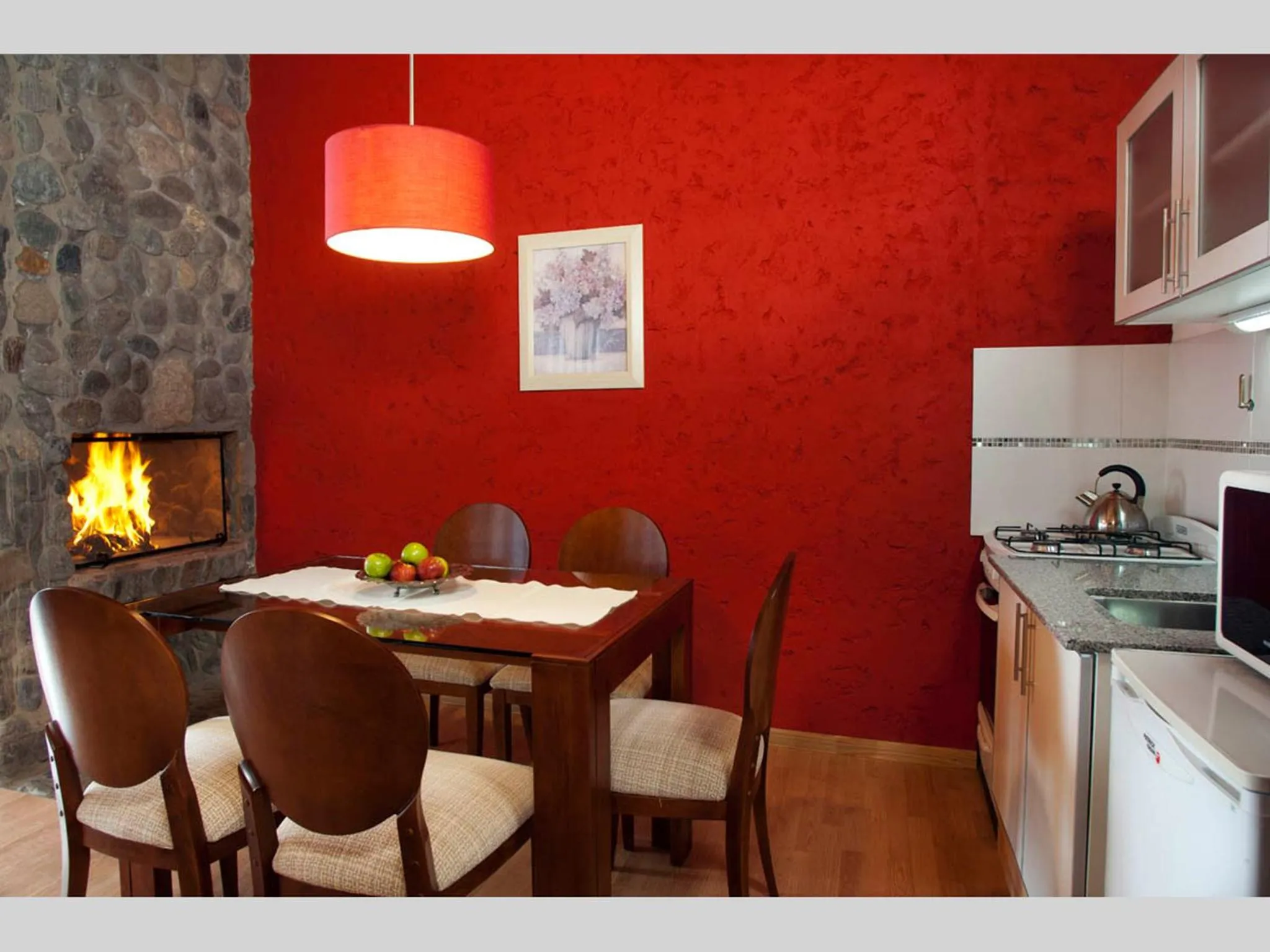 Kitchen or kitchenette in Blanca Patagonia Hostería Boutique y Cabañas