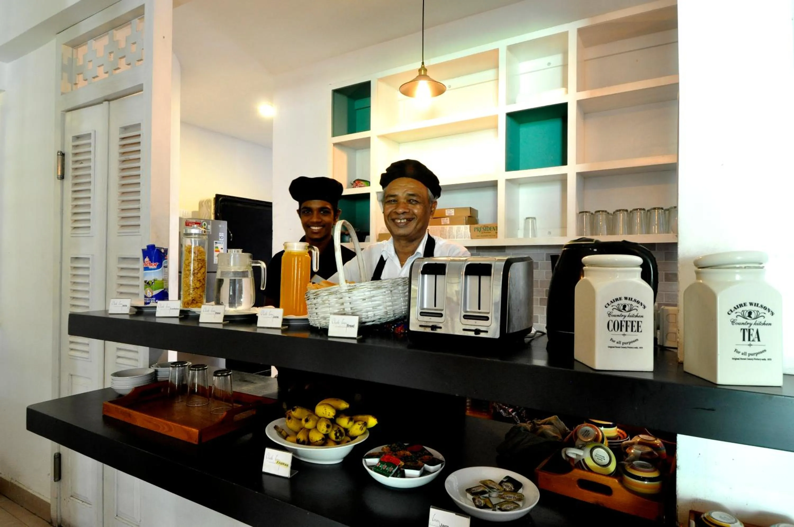 Continental breakfast in Clock Inn Dehiwala