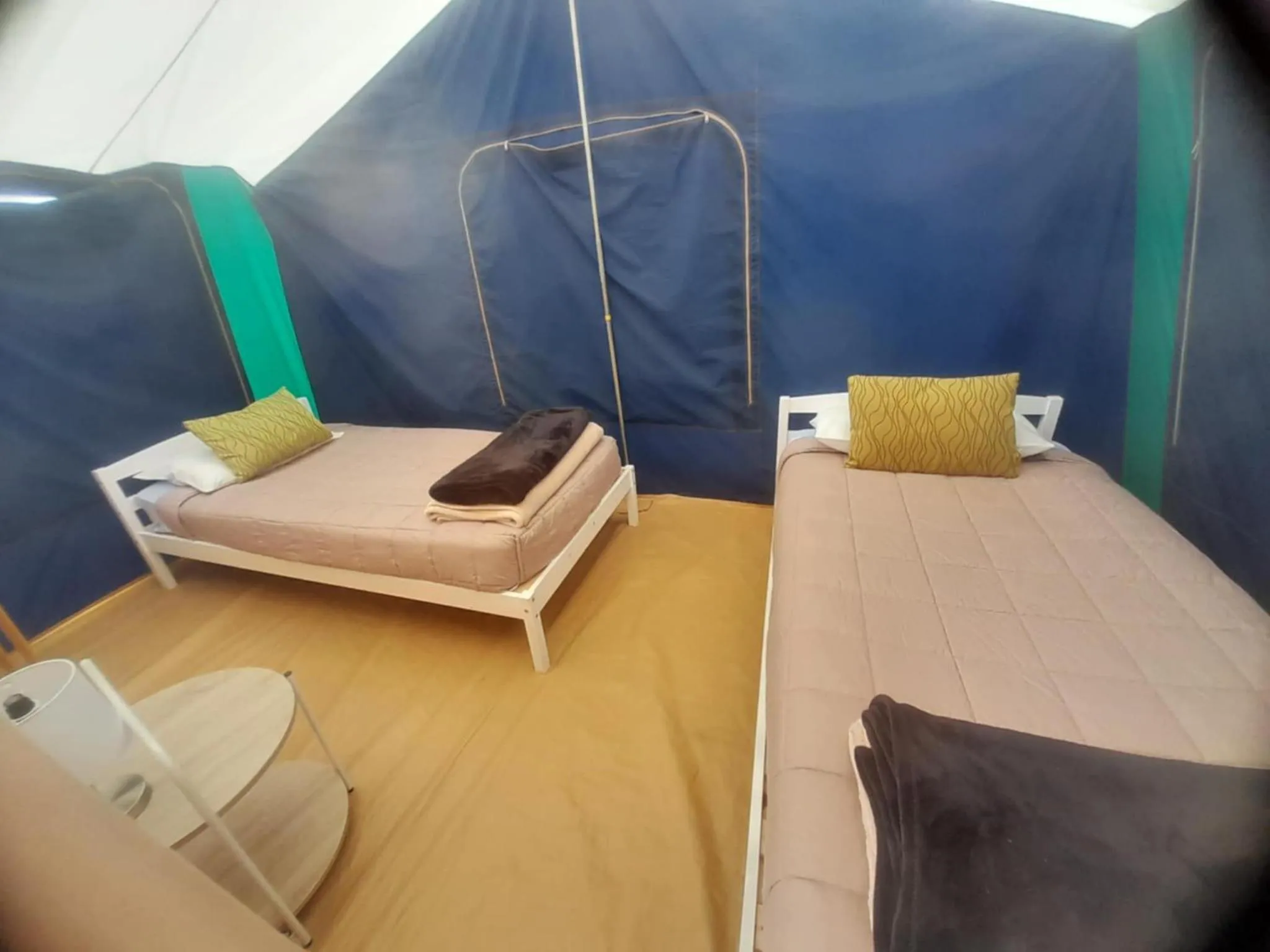 Bed in Leithfield Beach Holiday Park