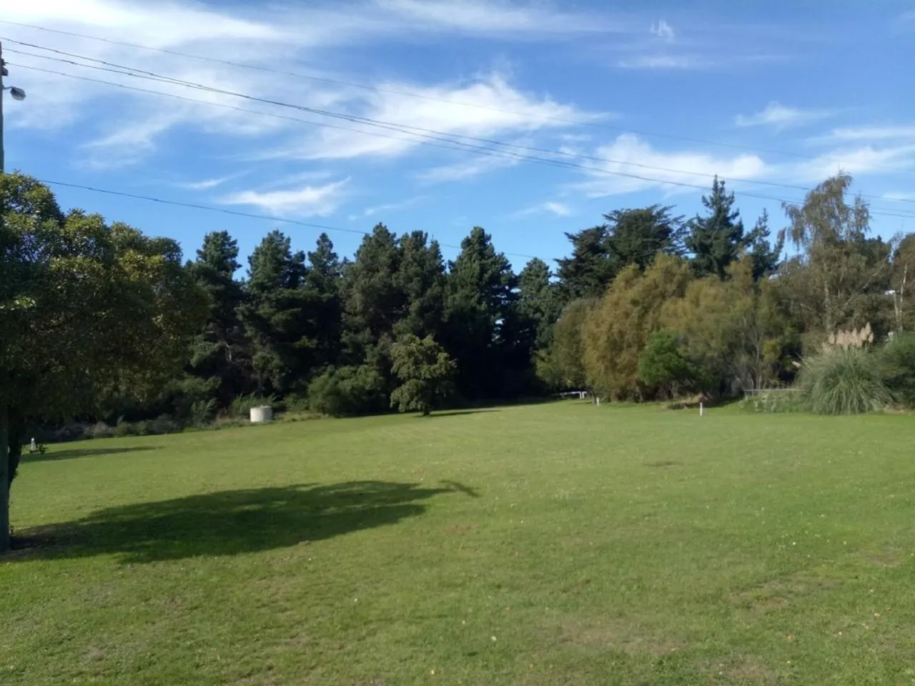 Natural landscape in Leithfield Beach Holiday Park
