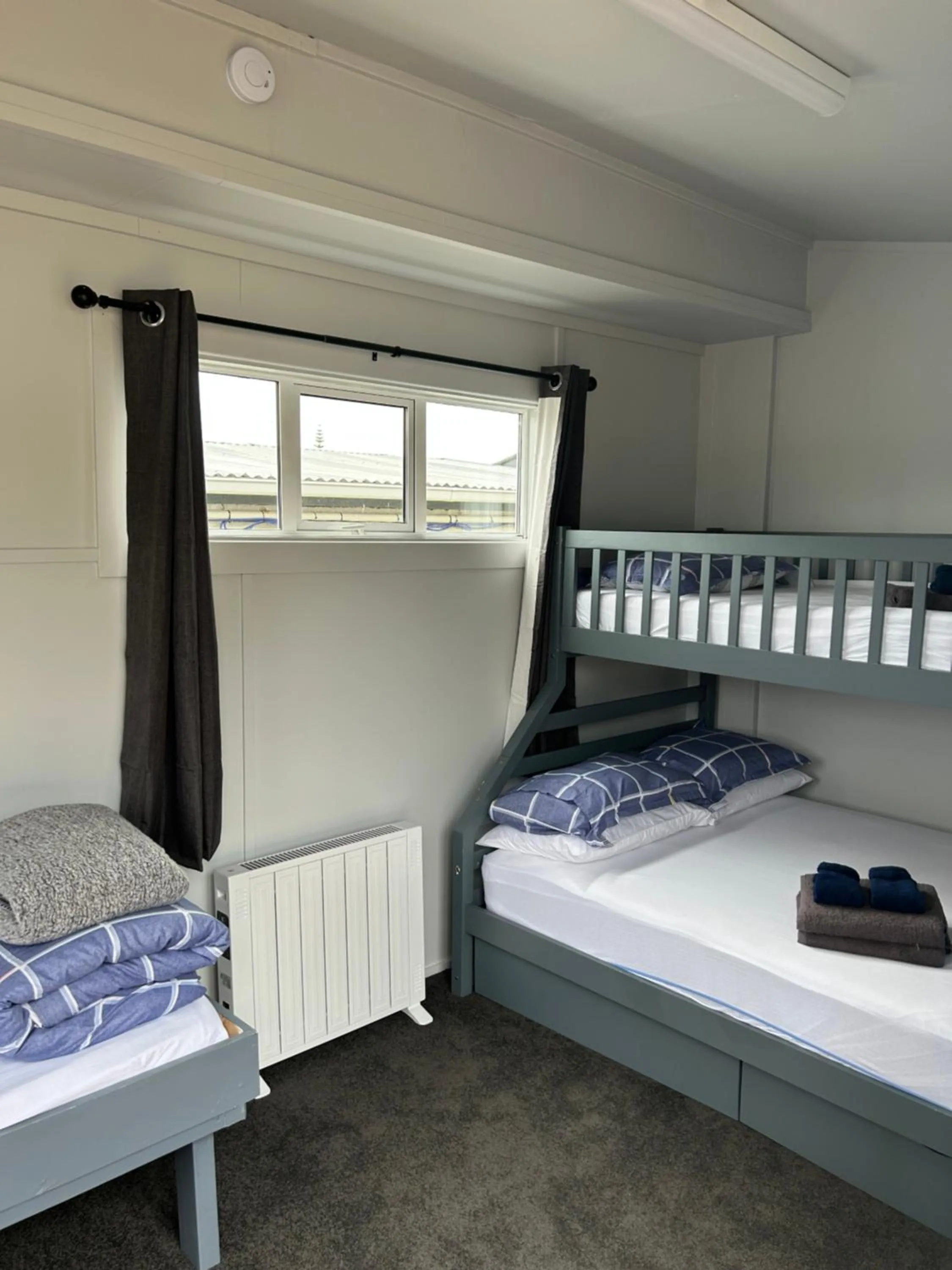 Bed in Leithfield Beach Holiday Park