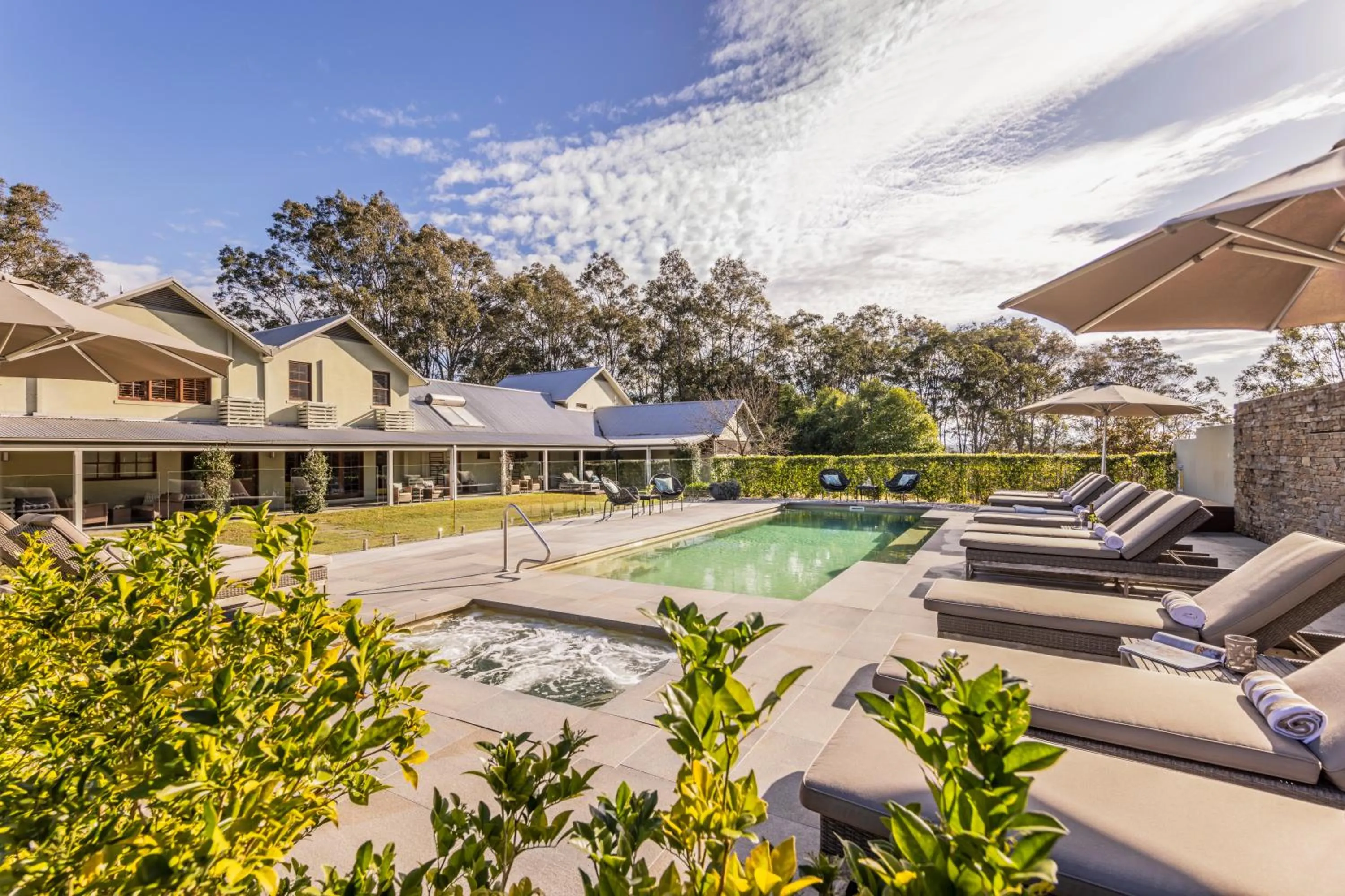 Swimming pool in Spicers Vineyards Estate