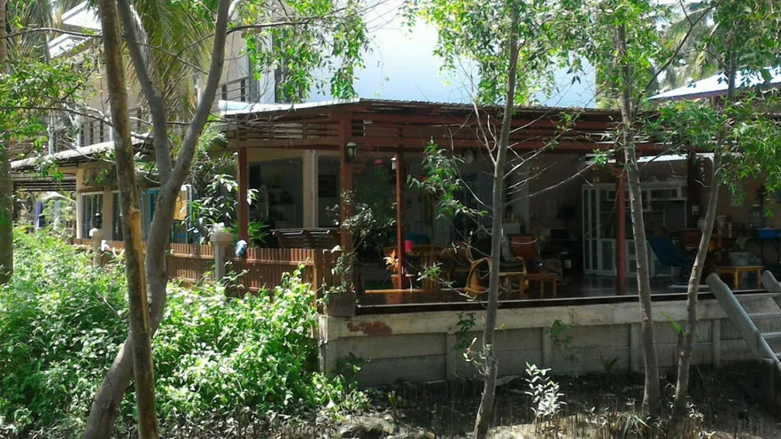 Inner courtyard view in Aple Homestay