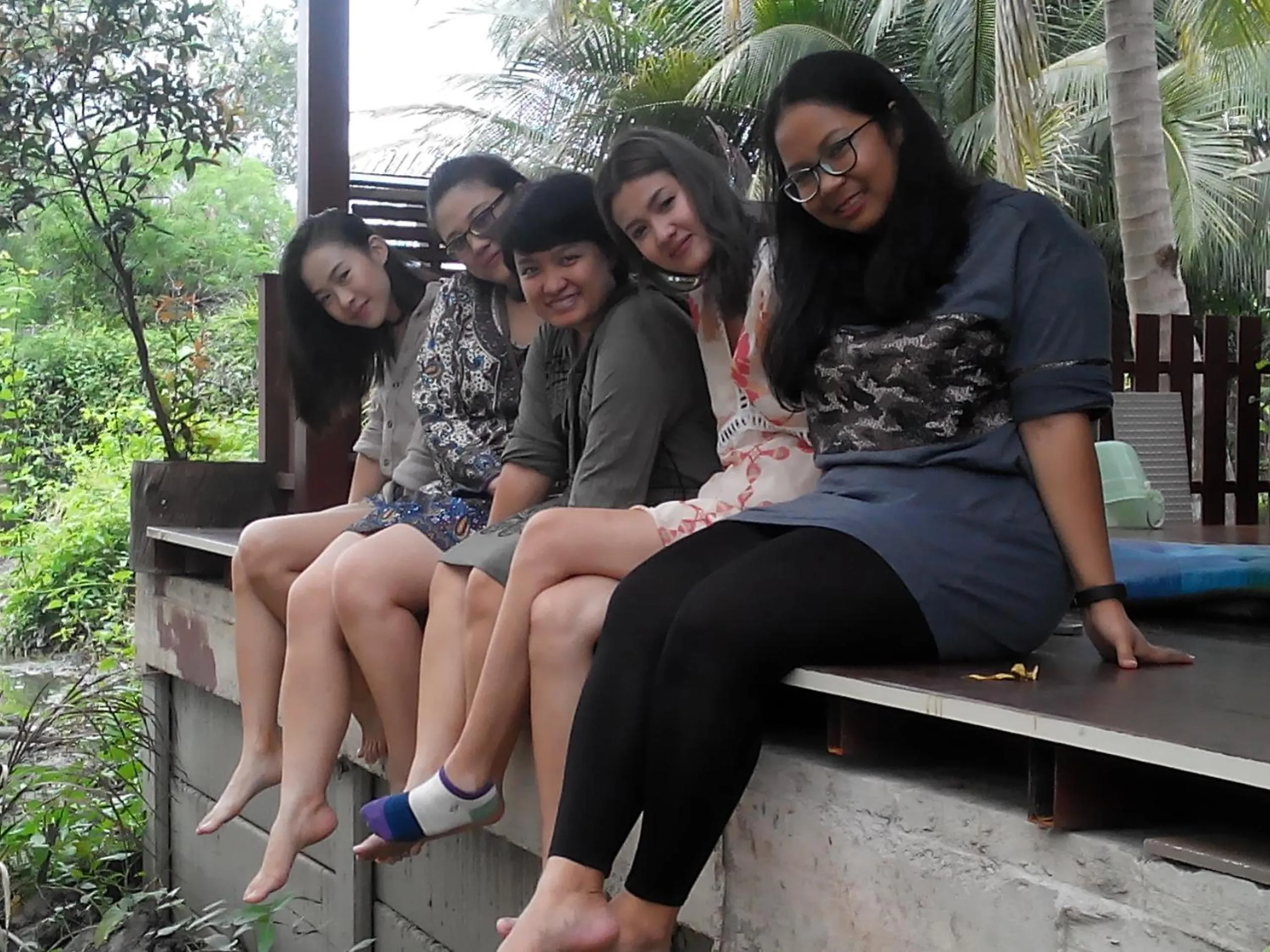 group of guests in Aple Homestay