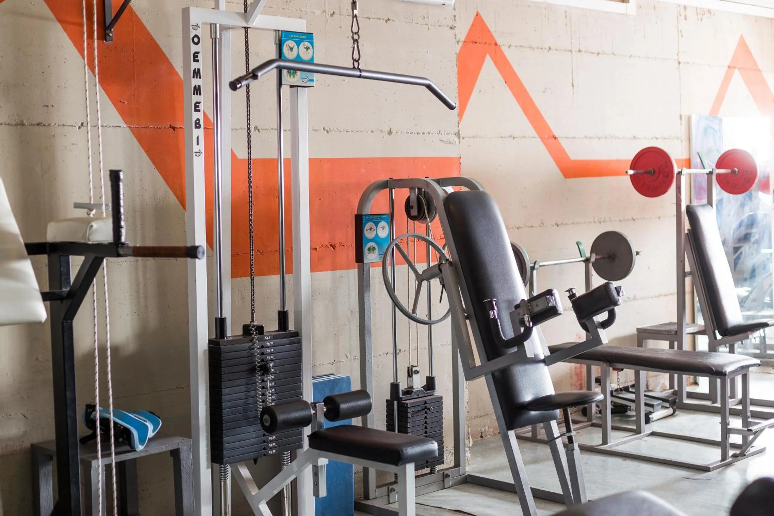 Fitness centre/facilities in Hotel Bixio