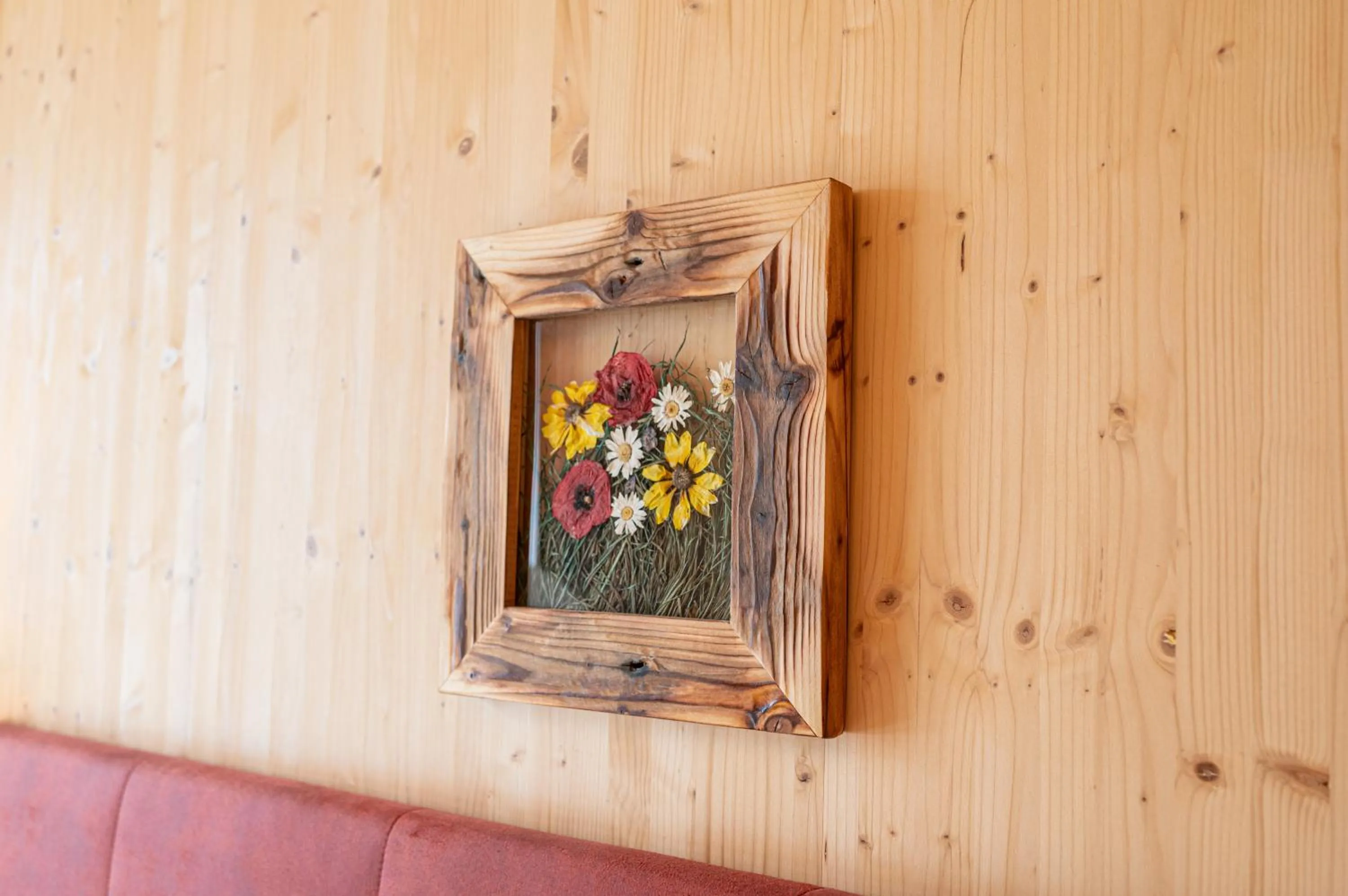 Decorative detail in Hotel Almschlössl & Schrotteralm