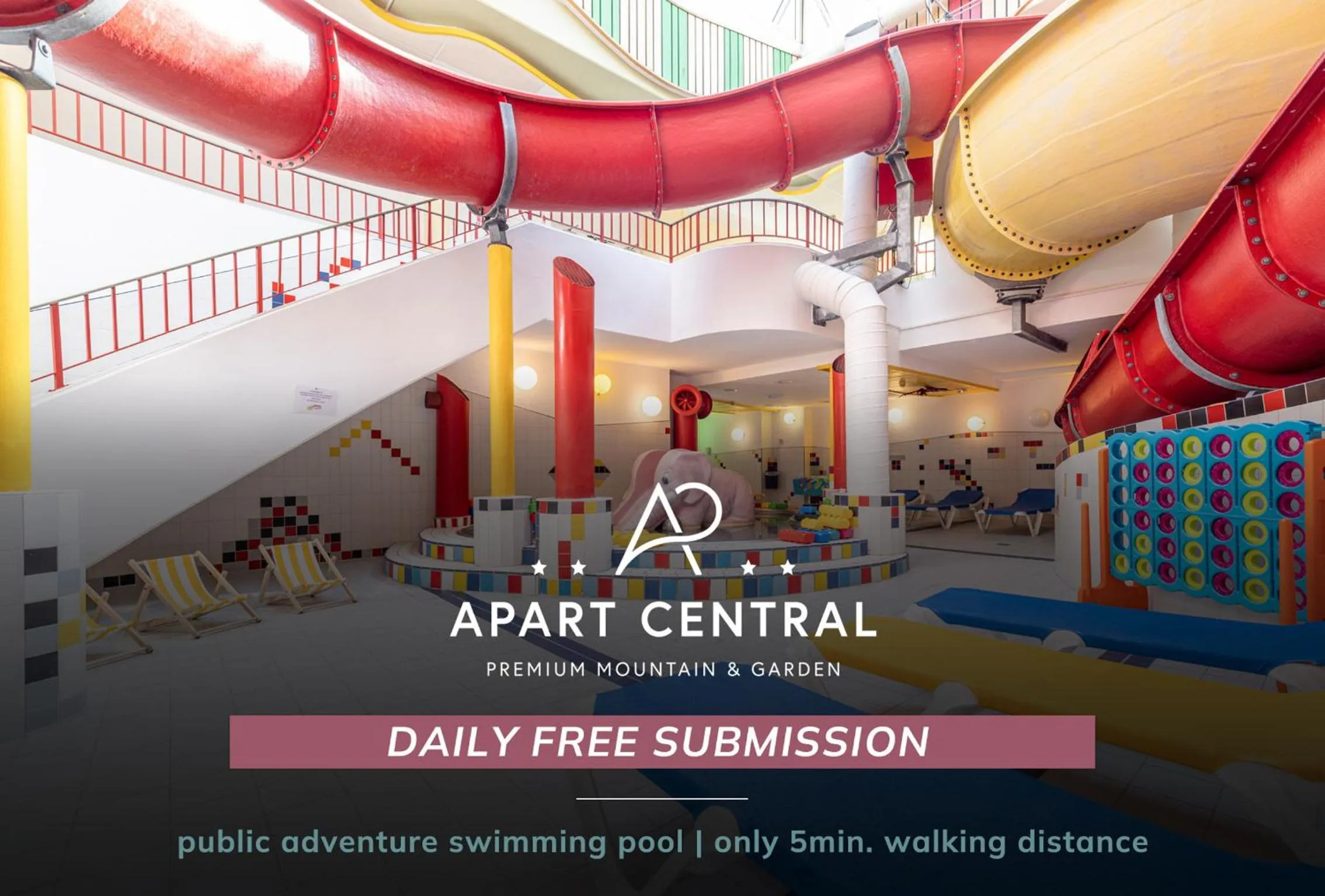 Swimming pool in Apart Central – Premium Mountain&Garden