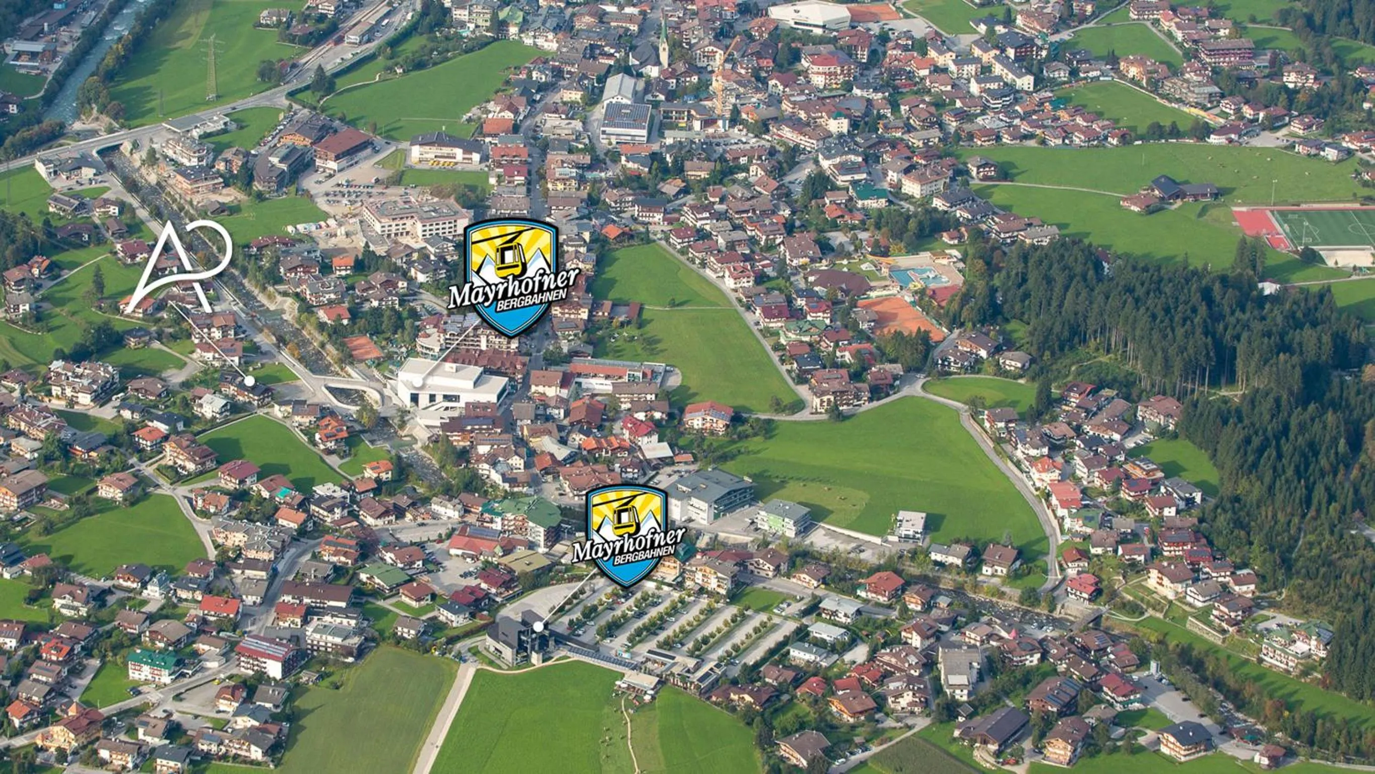 Location in Apart Central – Premium Mountain&Garden