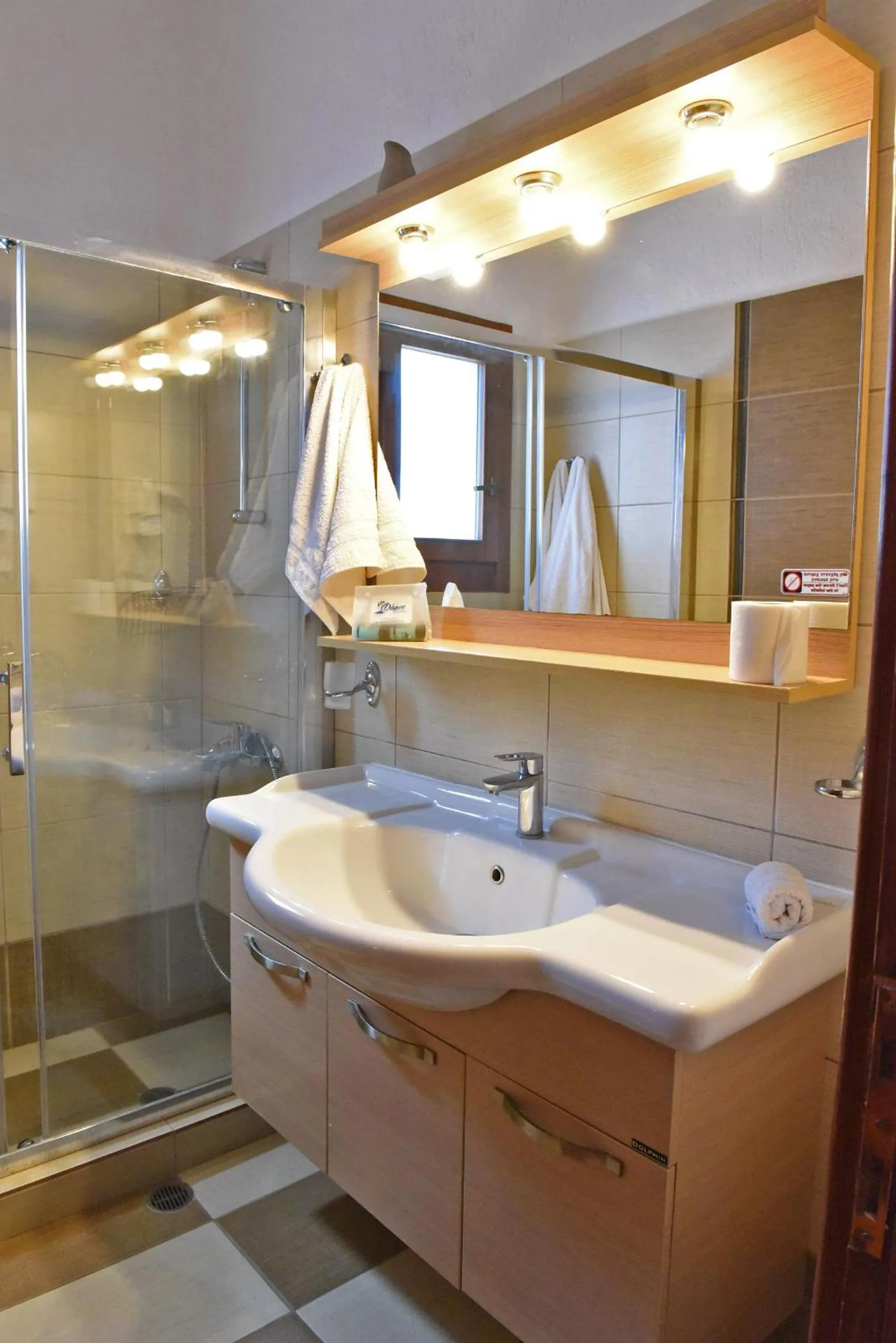 Bathroom in Aegean Wave - Faros