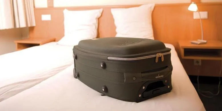 Bed in Hotel Internos