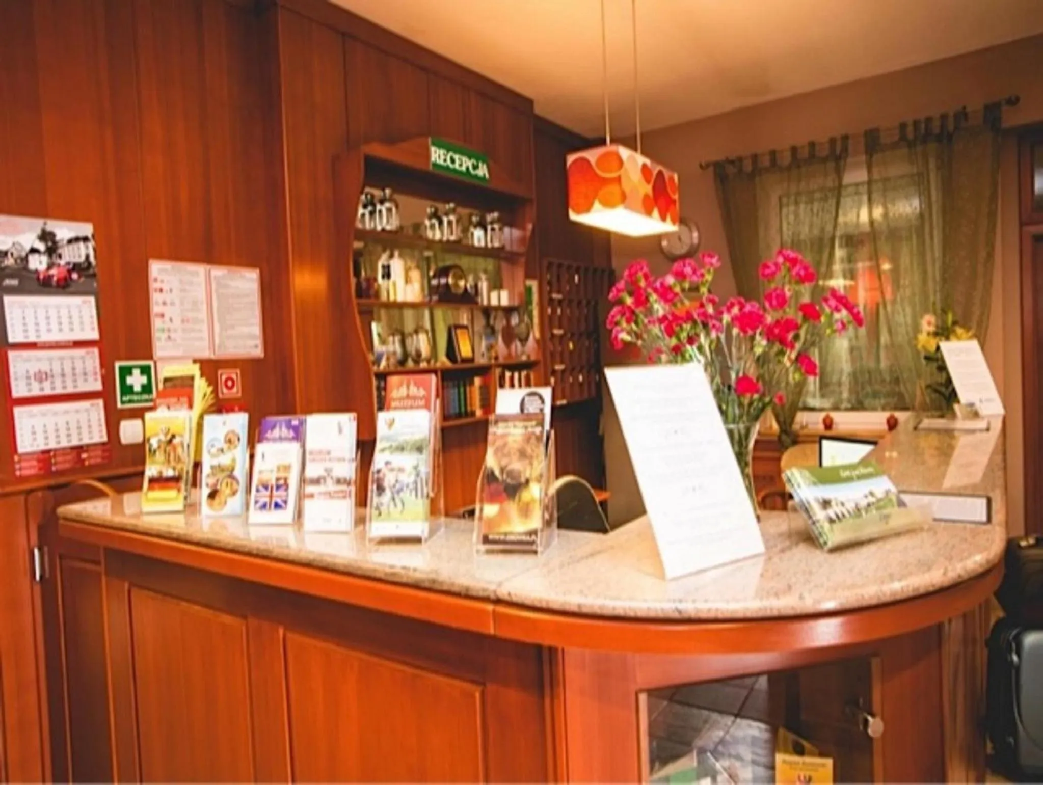 Lobby or reception in Hotel pod Wierzba