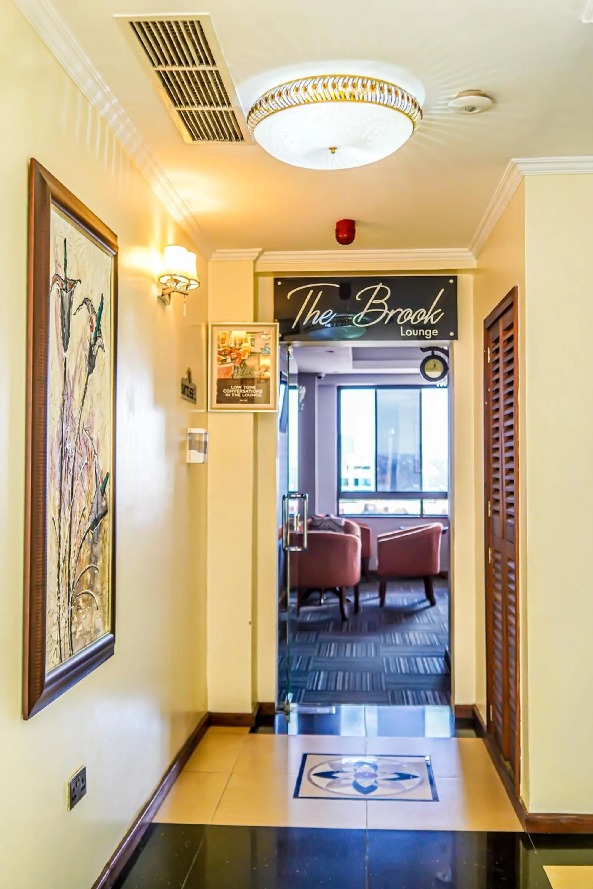 Seating area in After 40 Hotel