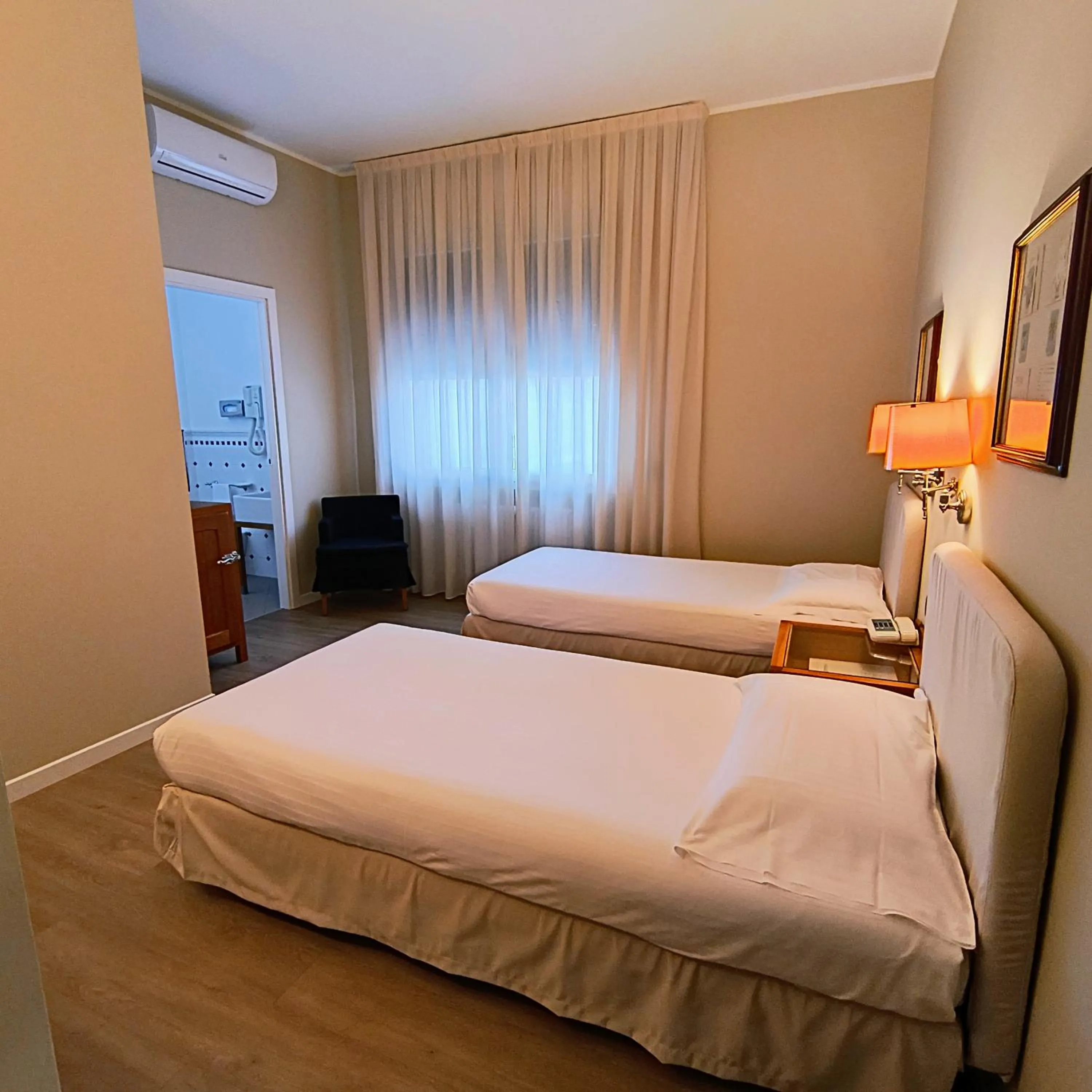 Bed in Hotel Miramonti