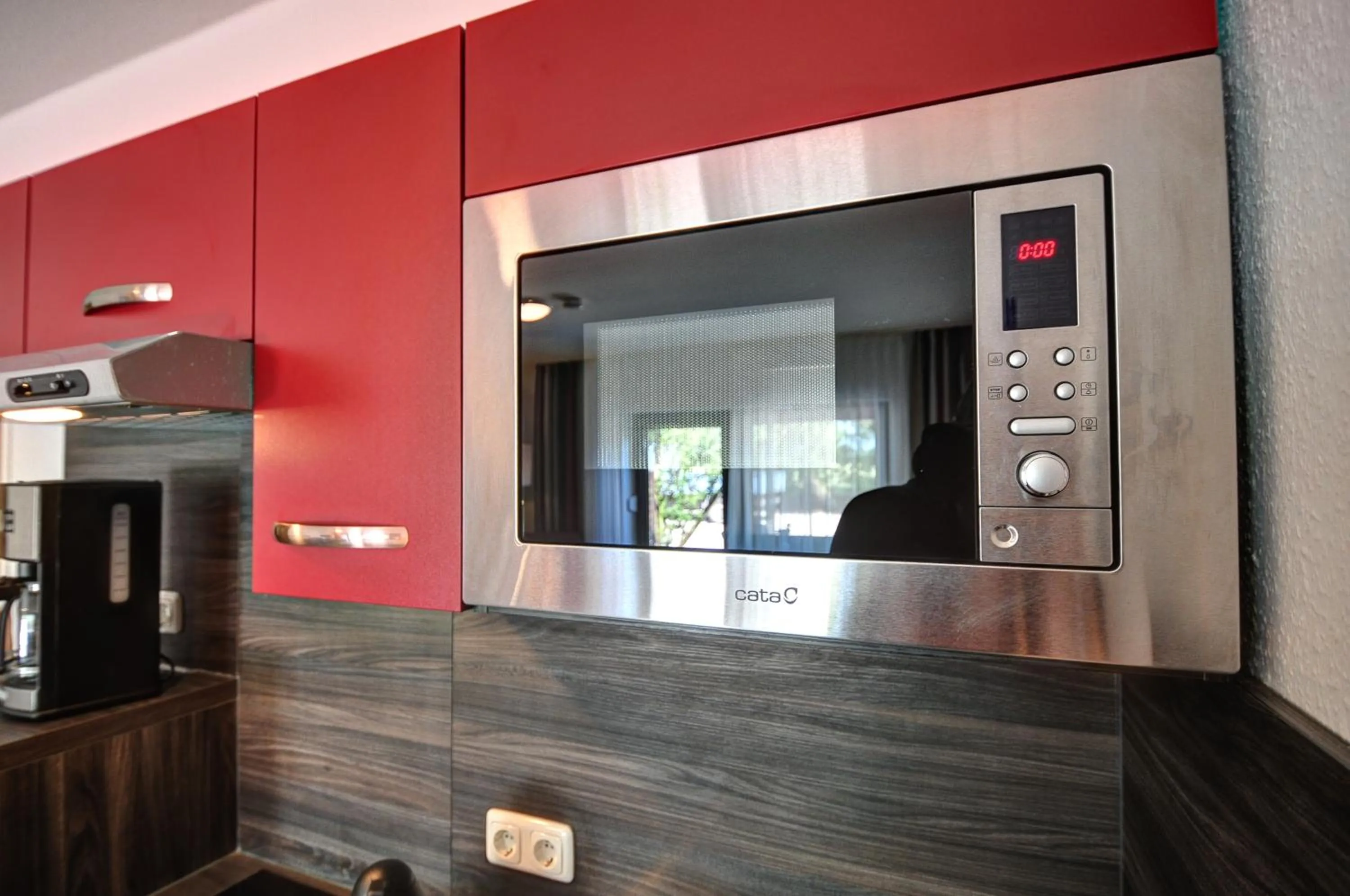 Kitchen or kitchenette in Hotel Sonneninsel Fehmarn