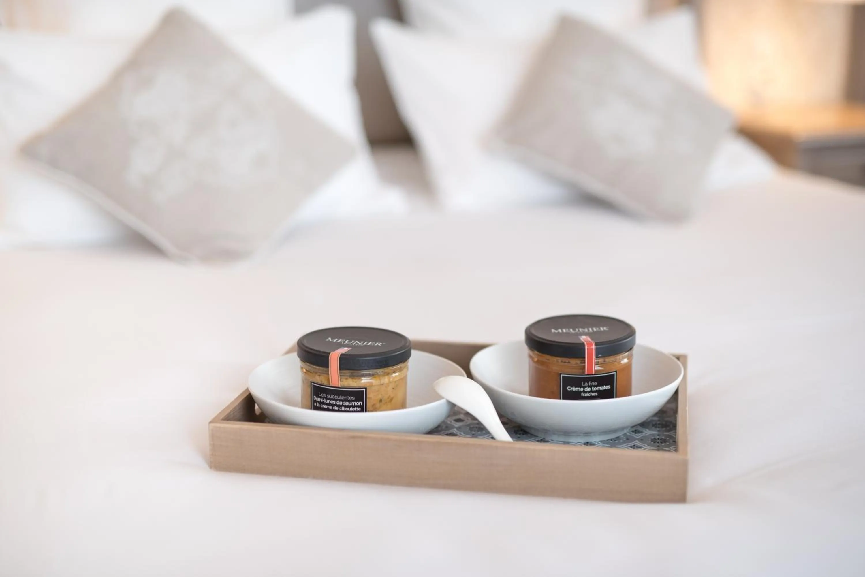 Food close-up in Château de Montabert