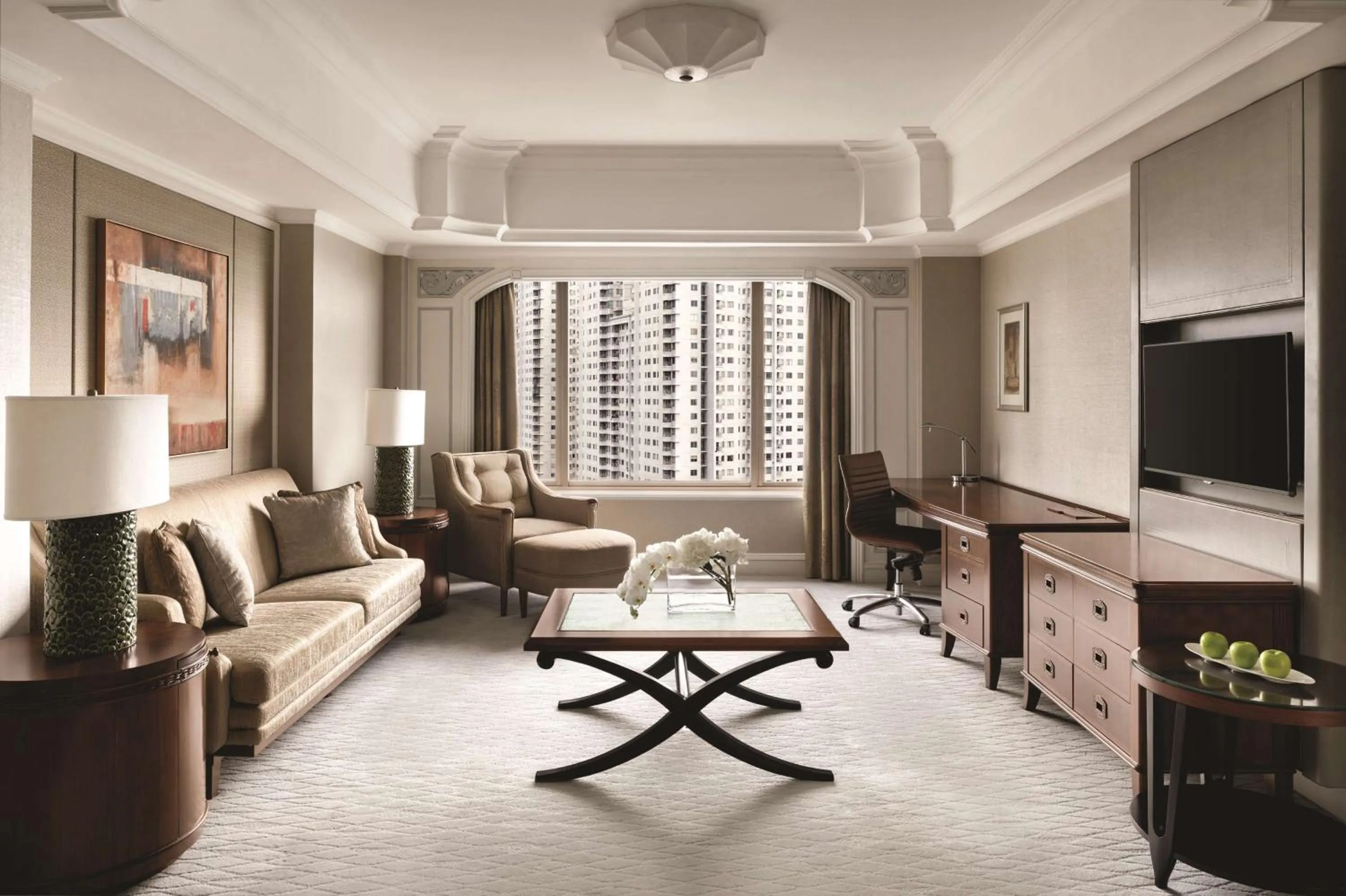 Photo of the whole room in Shangri-La Jakarta