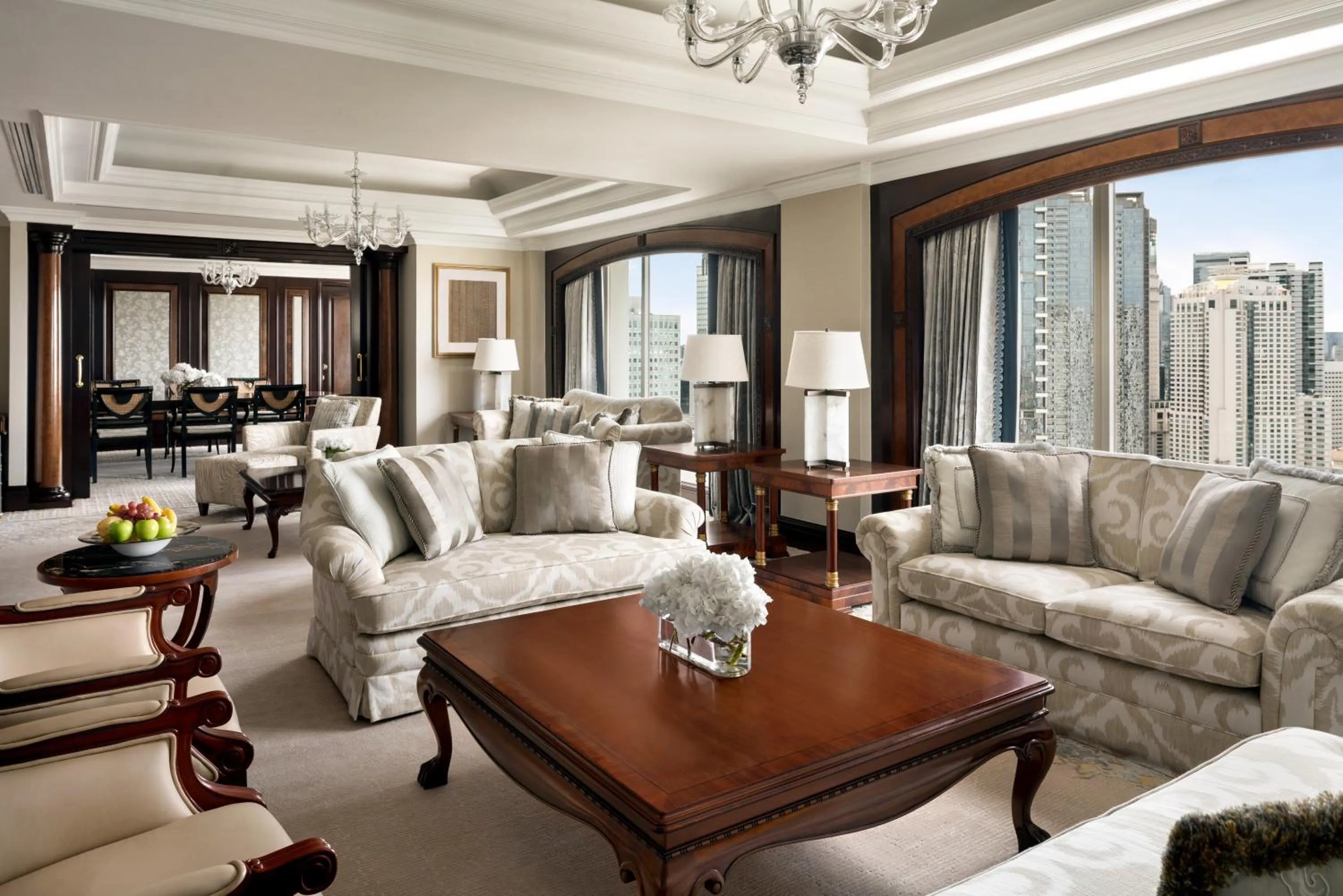 Living room in Shangri-La Jakarta