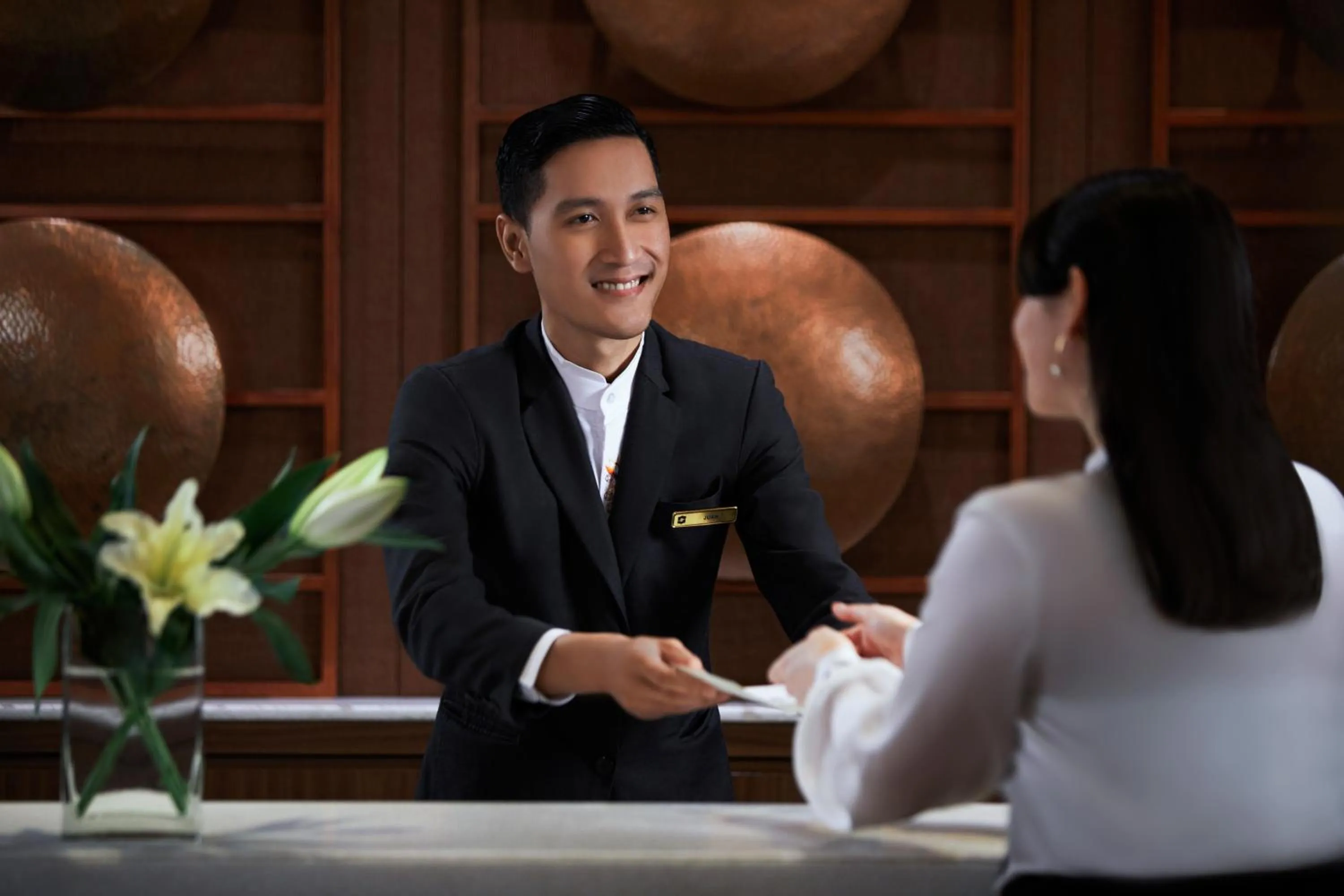 Lobby or reception in Shangri-La Jakarta