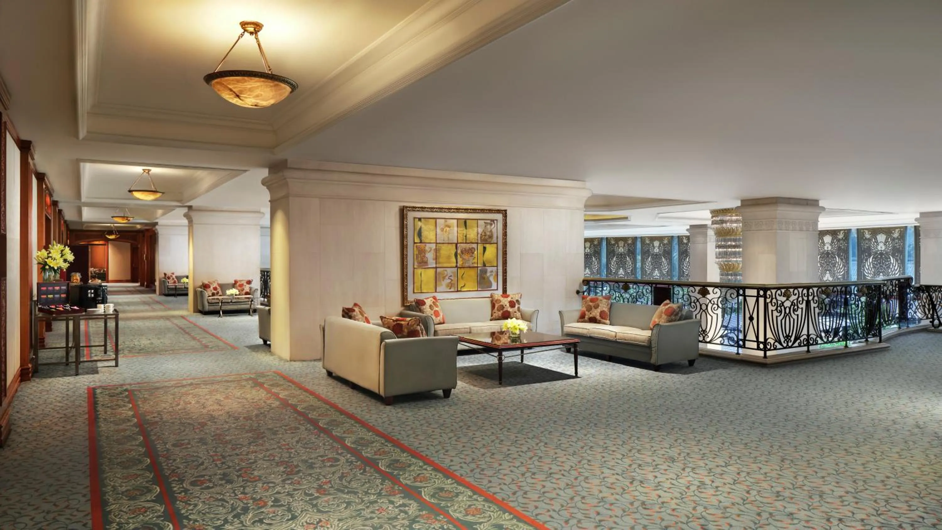 Seating area in Shangri-La Jakarta