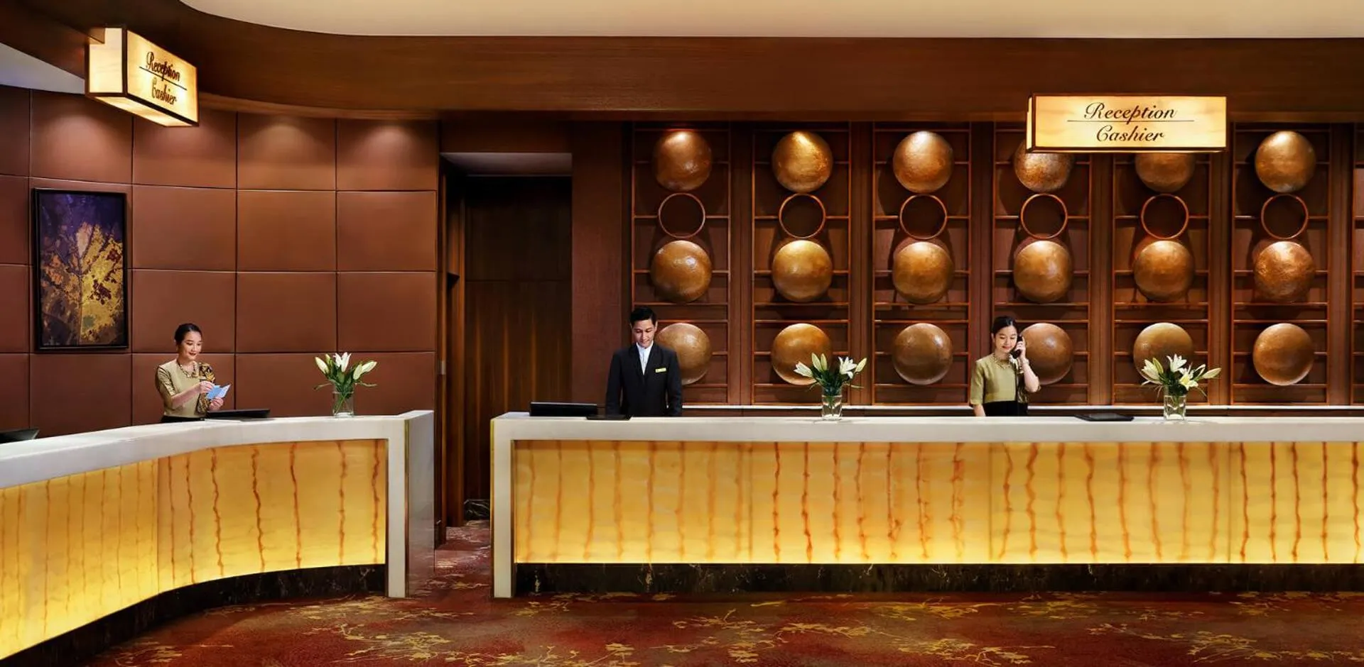 Lobby or reception in Shangri-La Jakarta