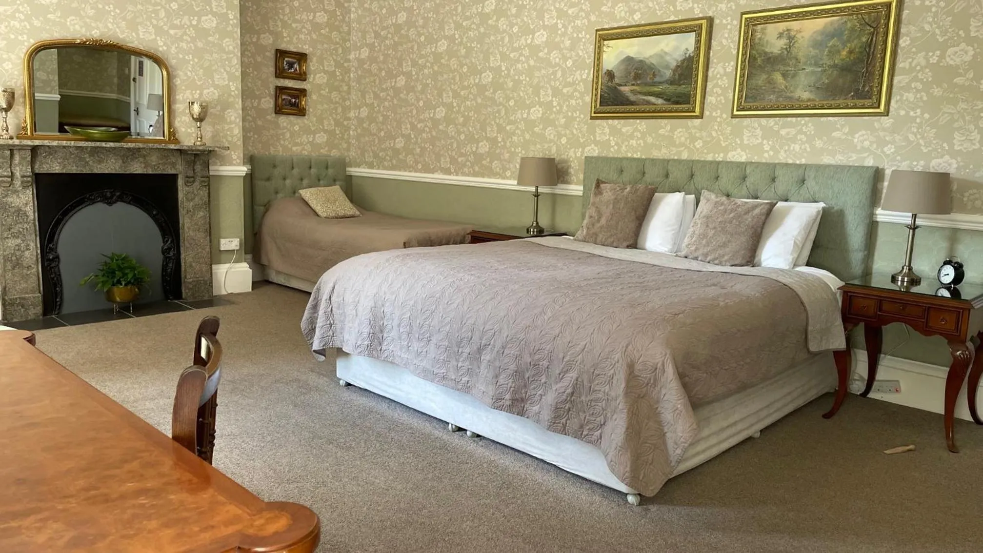 Decorative detail, Bed in Ashdale Guesthouse