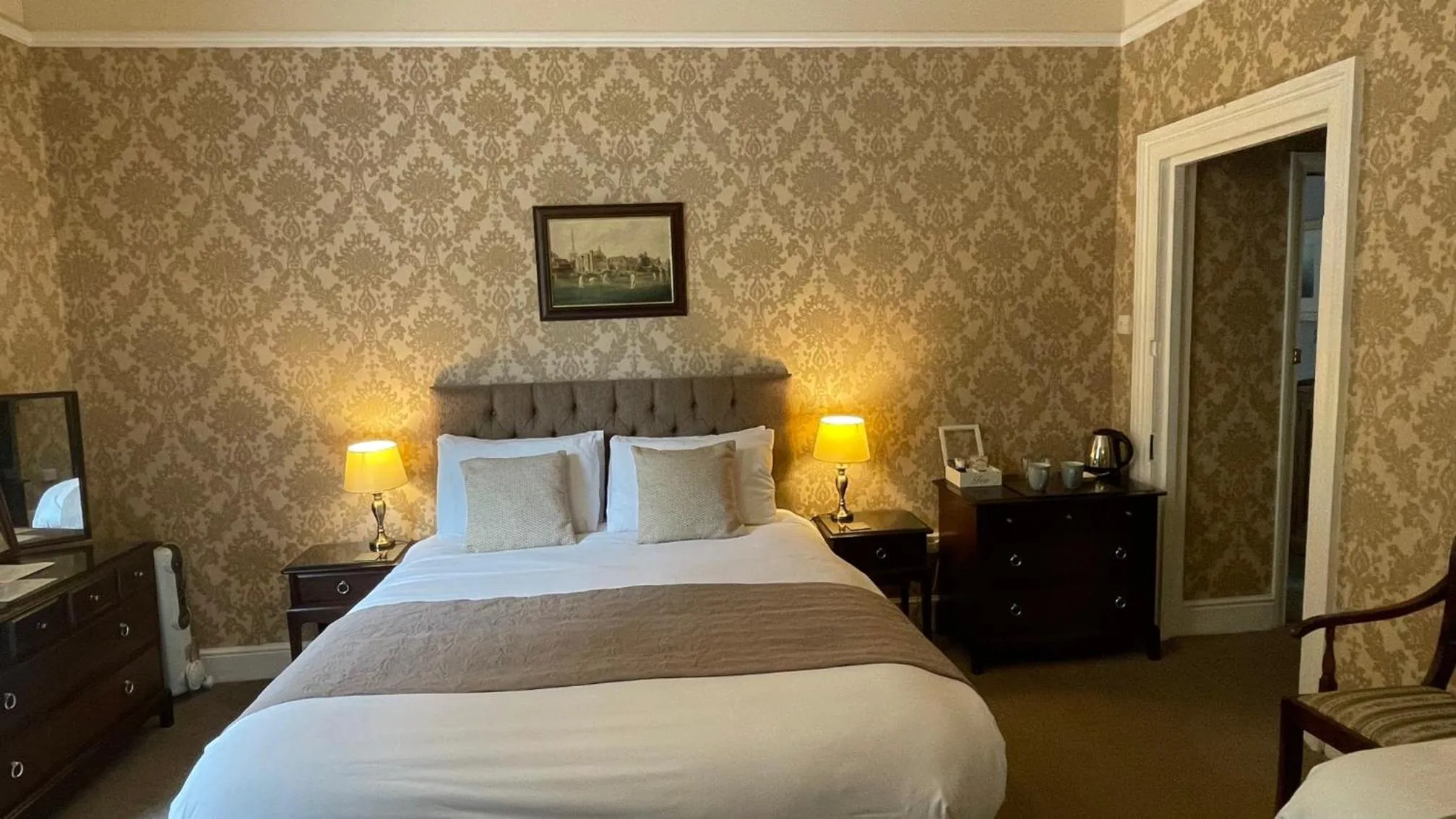 Decorative detail, Bed in Ashdale Guesthouse