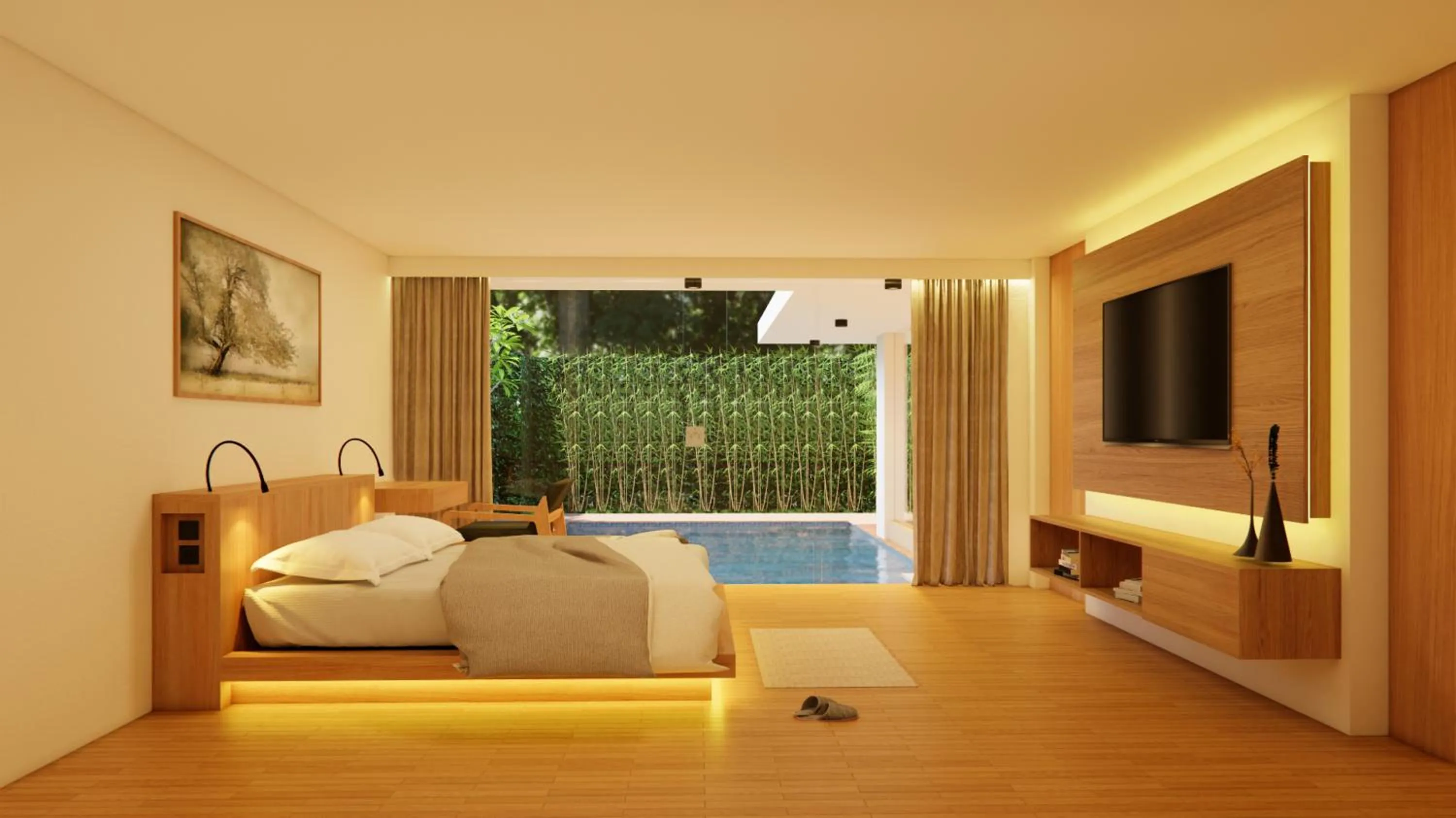 Bedroom in Bvilla Spa