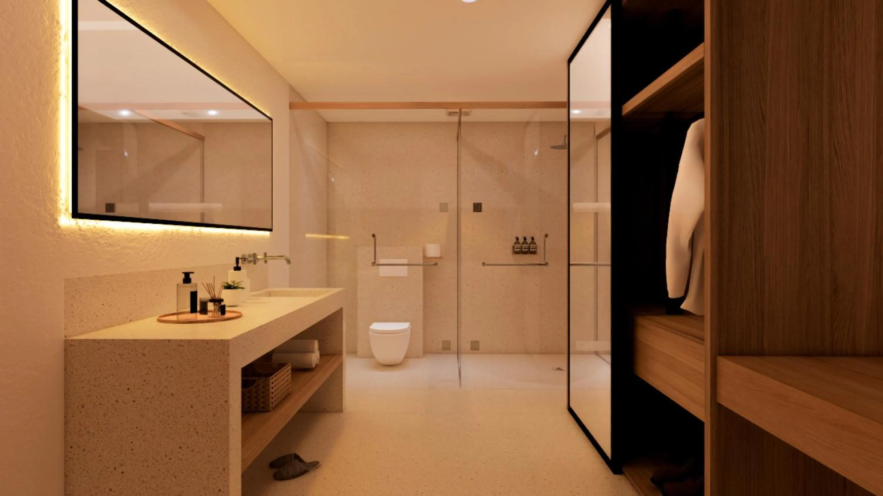 Shower in Bvilla Spa