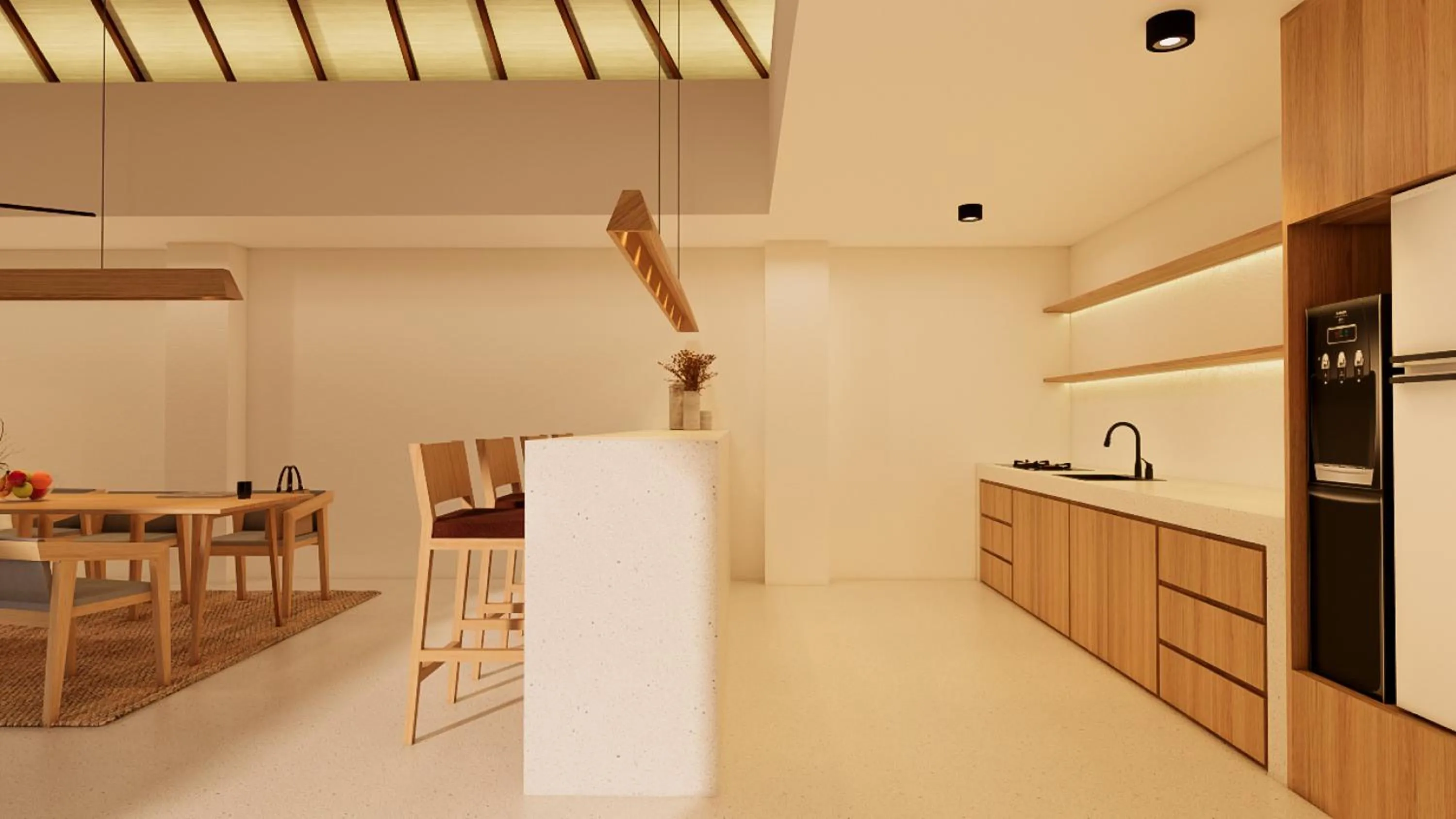 Kitchen or kitchenette in Bvilla Spa